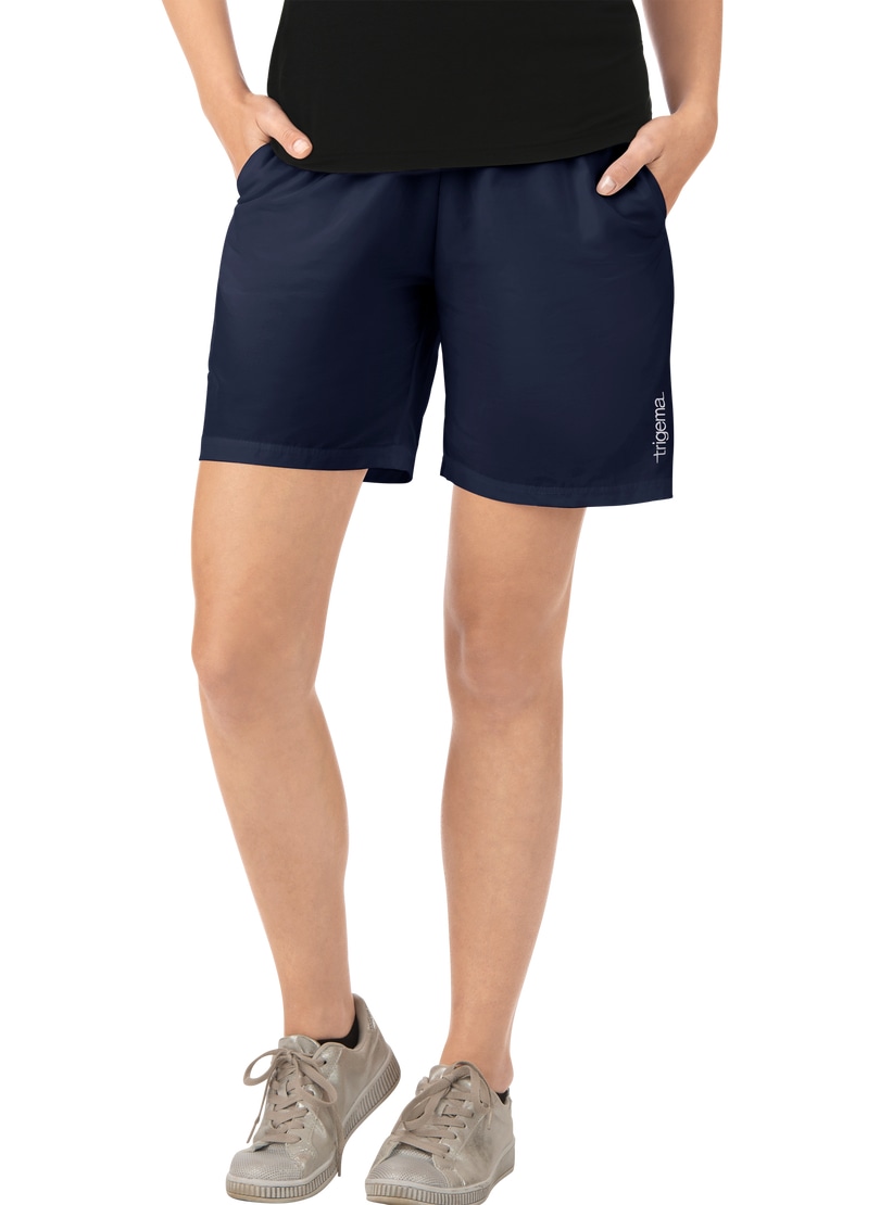 Trigema Jerseyhose "TRIGEMA Sport-Shorts mit Innenslip aus Netz", (1 tlg.)