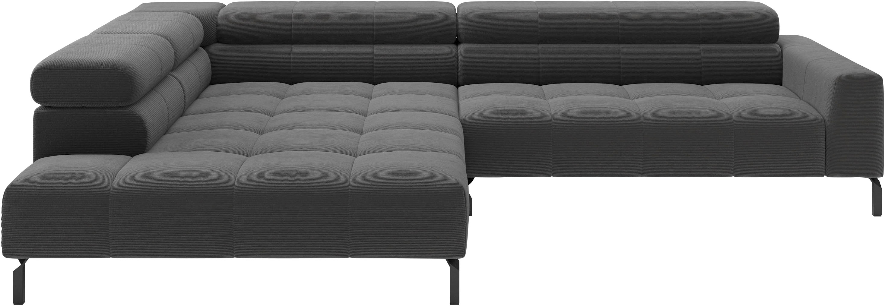 Home affaire Ecksofa "Claya, 311 cm breit, L-Form, inkl. Kopfteilverstellung" wahlweise elektrischer Sitzvorzug