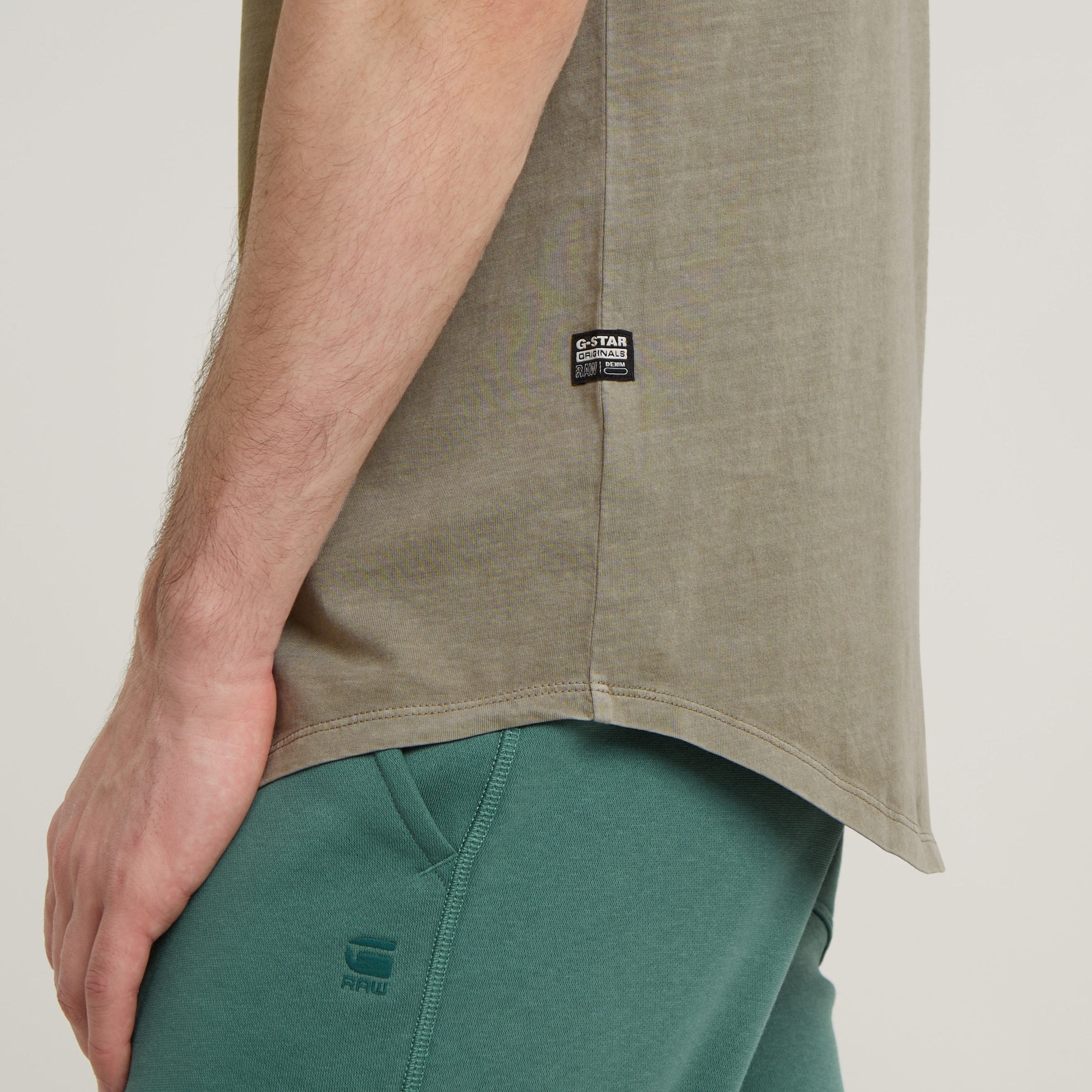 G-STAR Kurzarmshirt »Lash« Rundhals, Logoapplikation