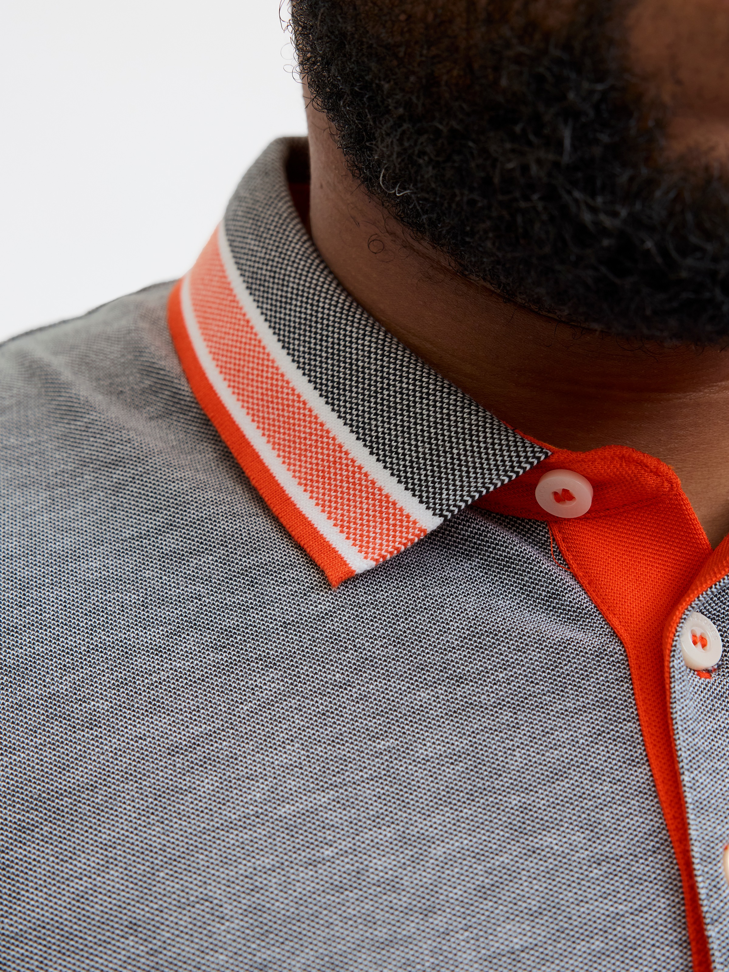 Thumbnail - Jack & Jones PlusSize Poloshirt "JJEPAULOS POLO SS NOOS PLS" mit Logo Stickerei