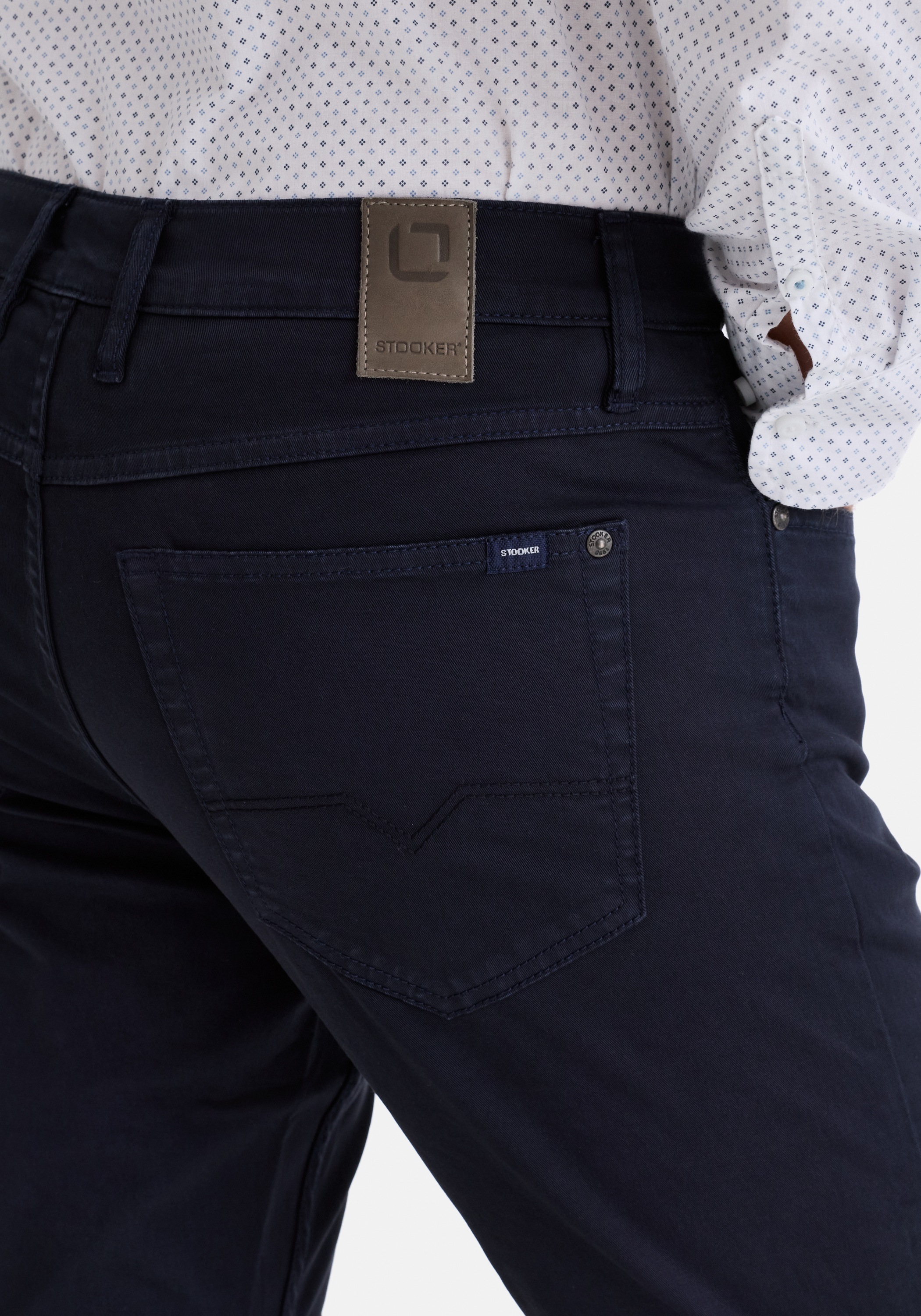 Stooker Men 5-Pocket-Jeans »Frisco Twill Straight Fit Jeans« Straight Fit Casual Clean Wash Twill Coloured Comfort Flex! für Herren