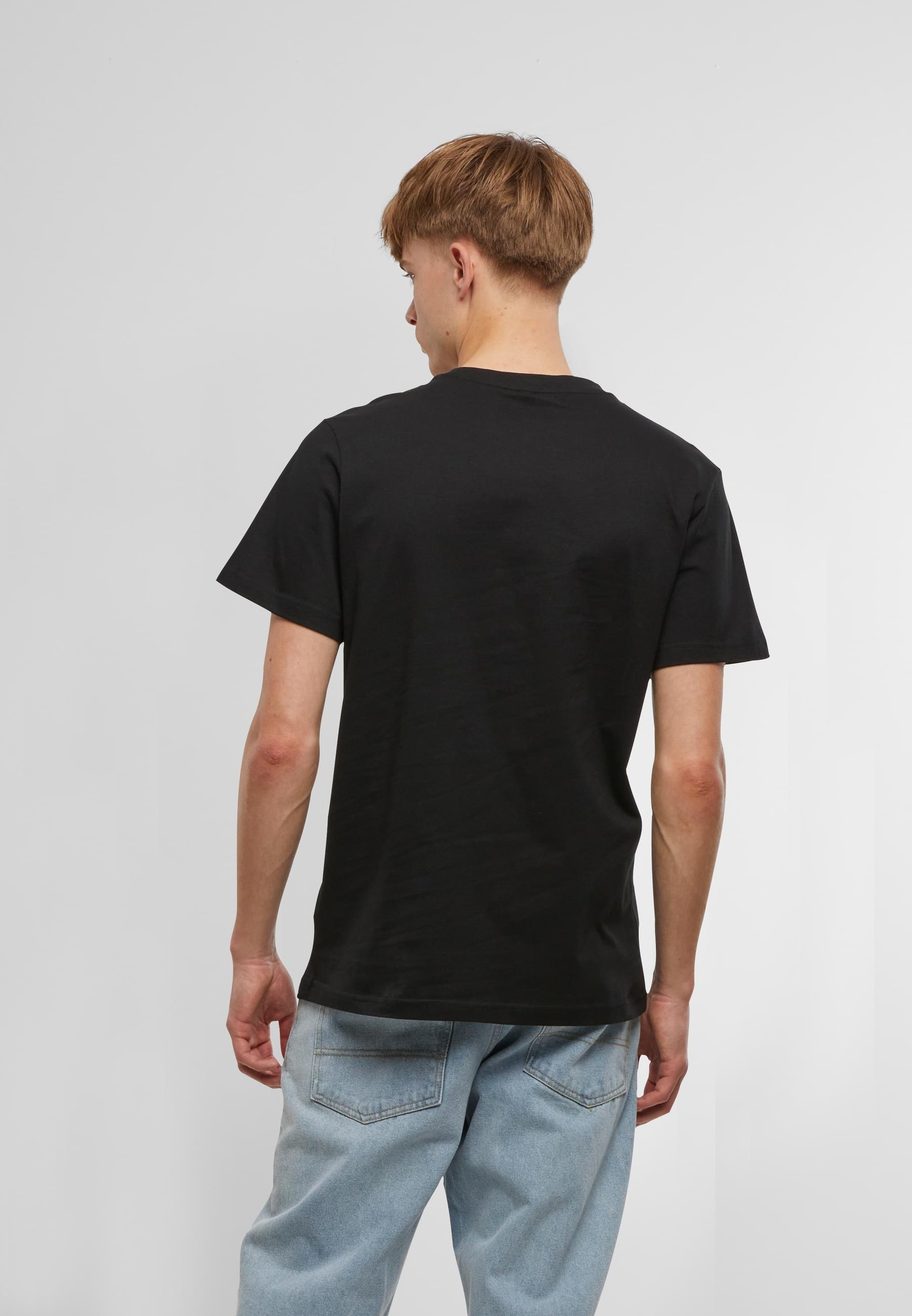 MisterTee T-Shirt »MisterTee Herren Peace Noodles Tee EMB«, (1 tlg.)