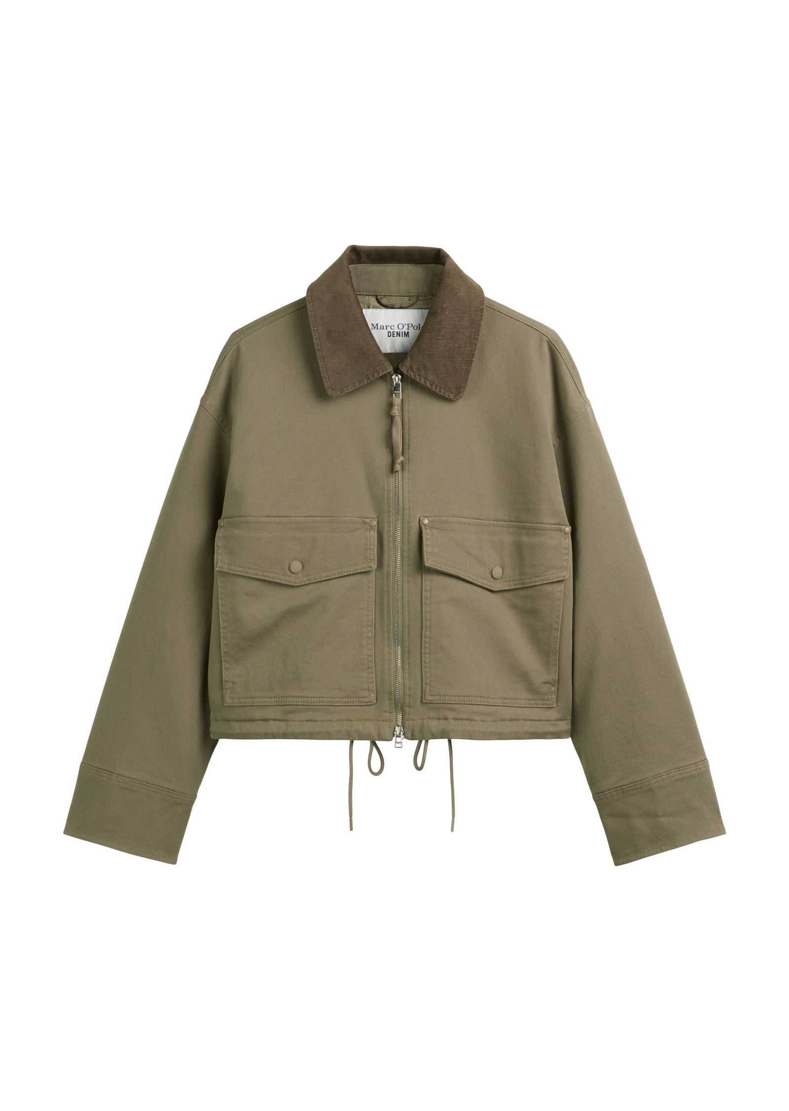 Marc O'Polo DENIM Outdoorjacke »aus Cotton Stretch Twill«, ohne Kapuze