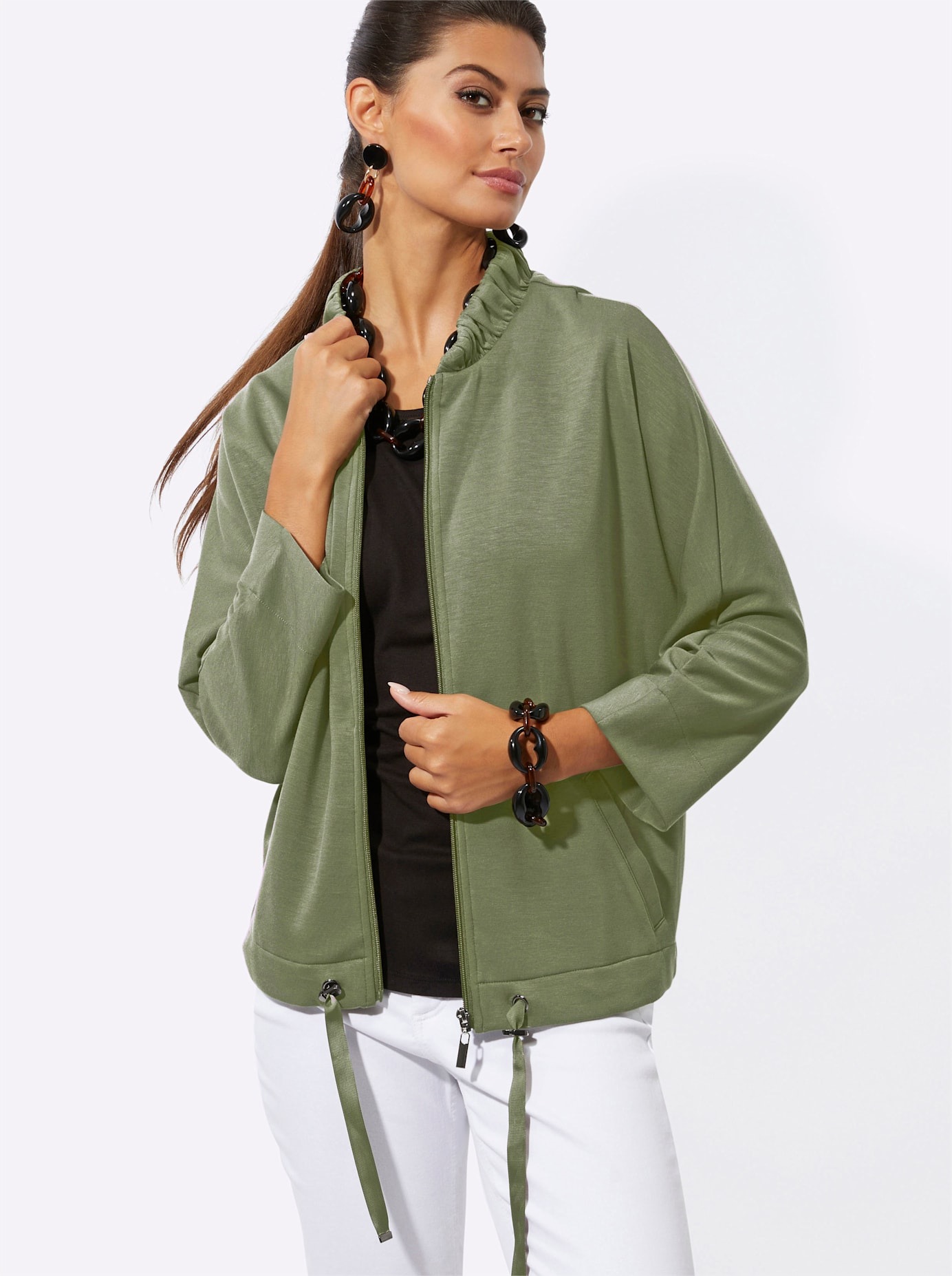 creation L Shirtjacke »Modal-Mix-Shirtjacke«, (1 tlg.)