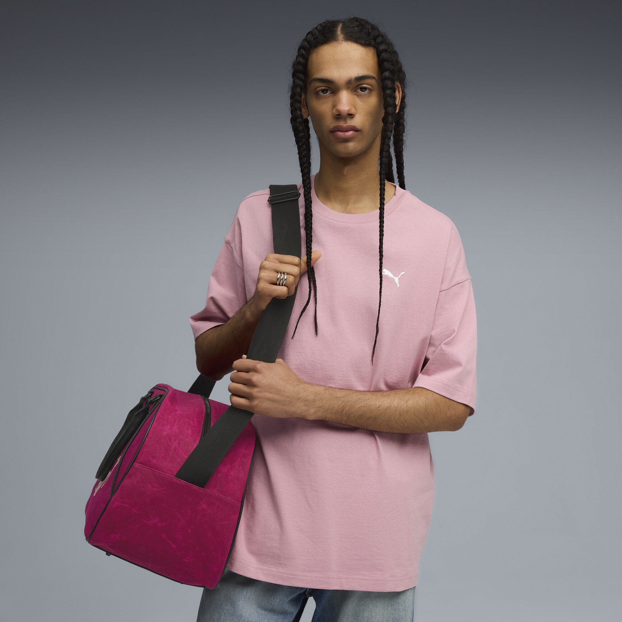 PUMA T-Shirt »WARDROBE ESS Oversized T-Shirt Herren«