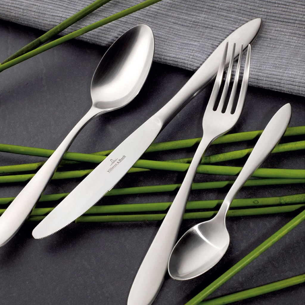 Villeroy & Boch Besteck-Set »Tafelbesteck gebürstet Arthur 24er Set grau«