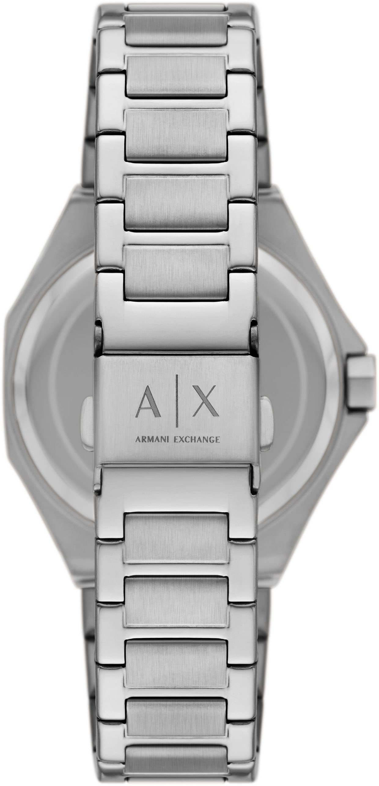 ARMANI EXCHANGE Automatikuhr, Armbanduhr, Damenuhr, Mechanische Uhr, Edelstahlarmband, analog