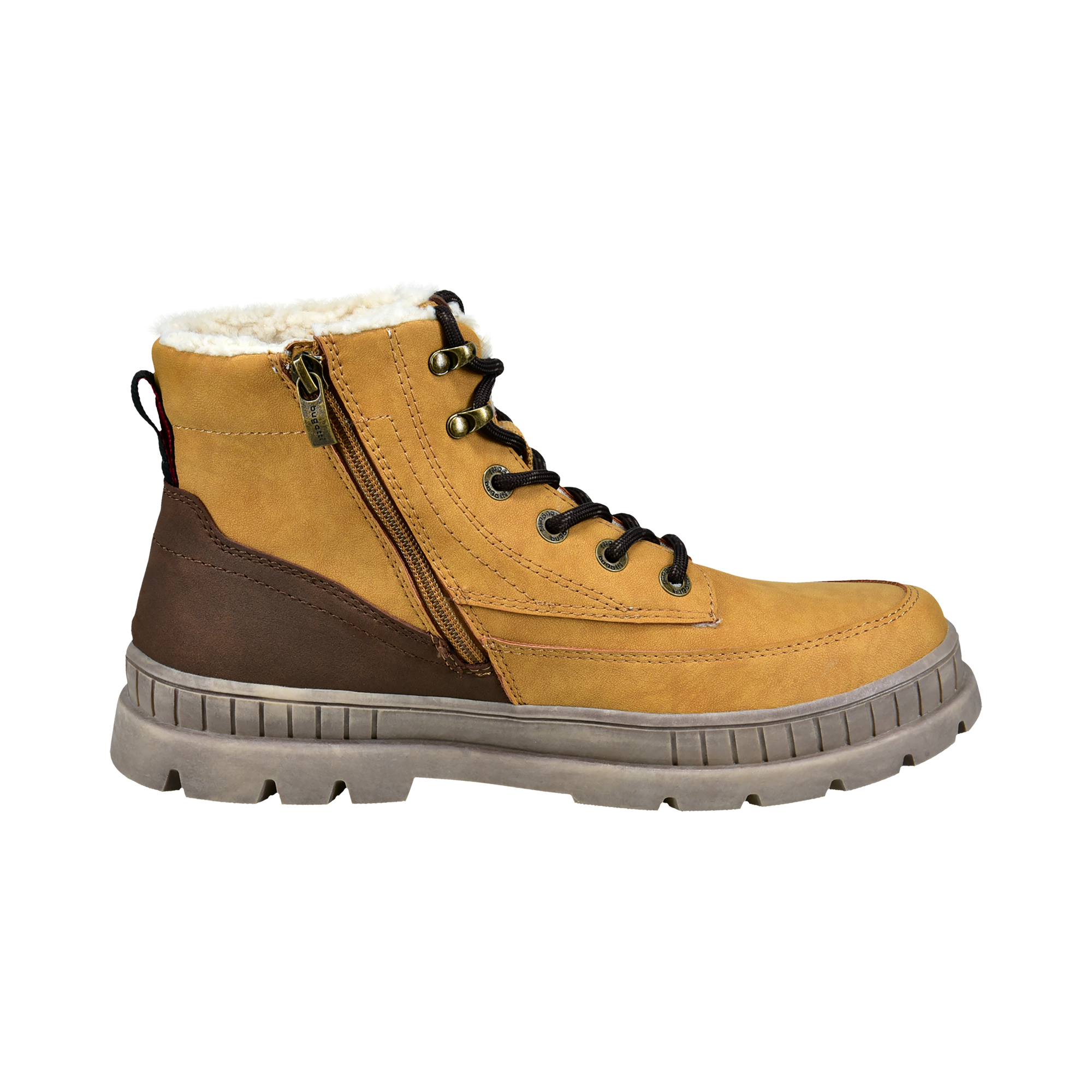 bugatti Winterboots, Plateauboots, Schnürboots mit Plateausohle