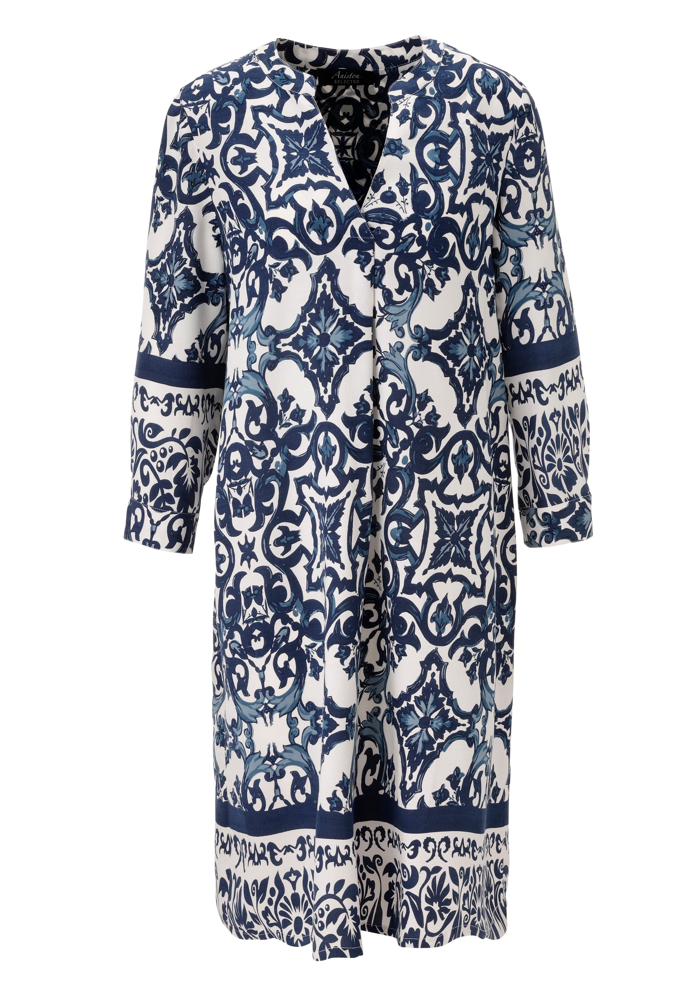 Selected Aniston Shirt Dress Blue/Multicolor 36 3
