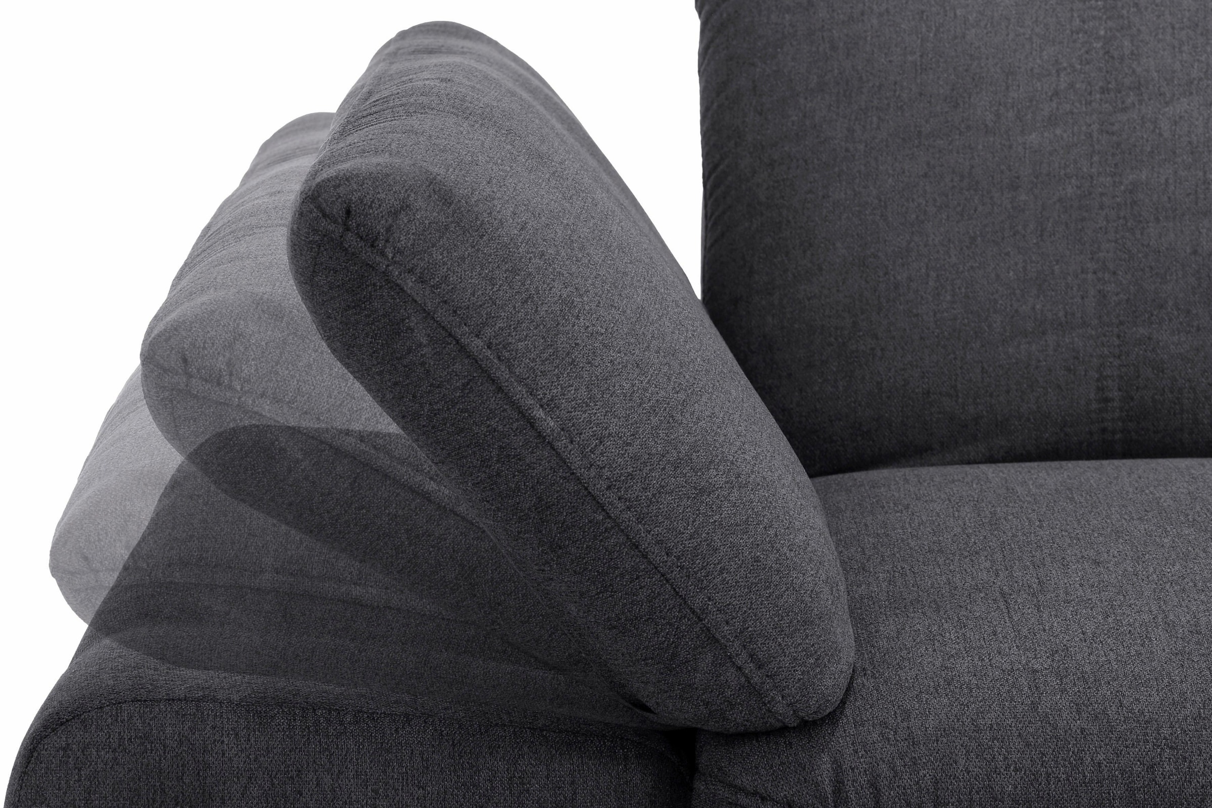 Home affaire 2,5-Sitzer »Bergamo Multifunktions-Couch, elegant und komfortabel«, mit Armlehn-und Rückenfunktion, Federkern