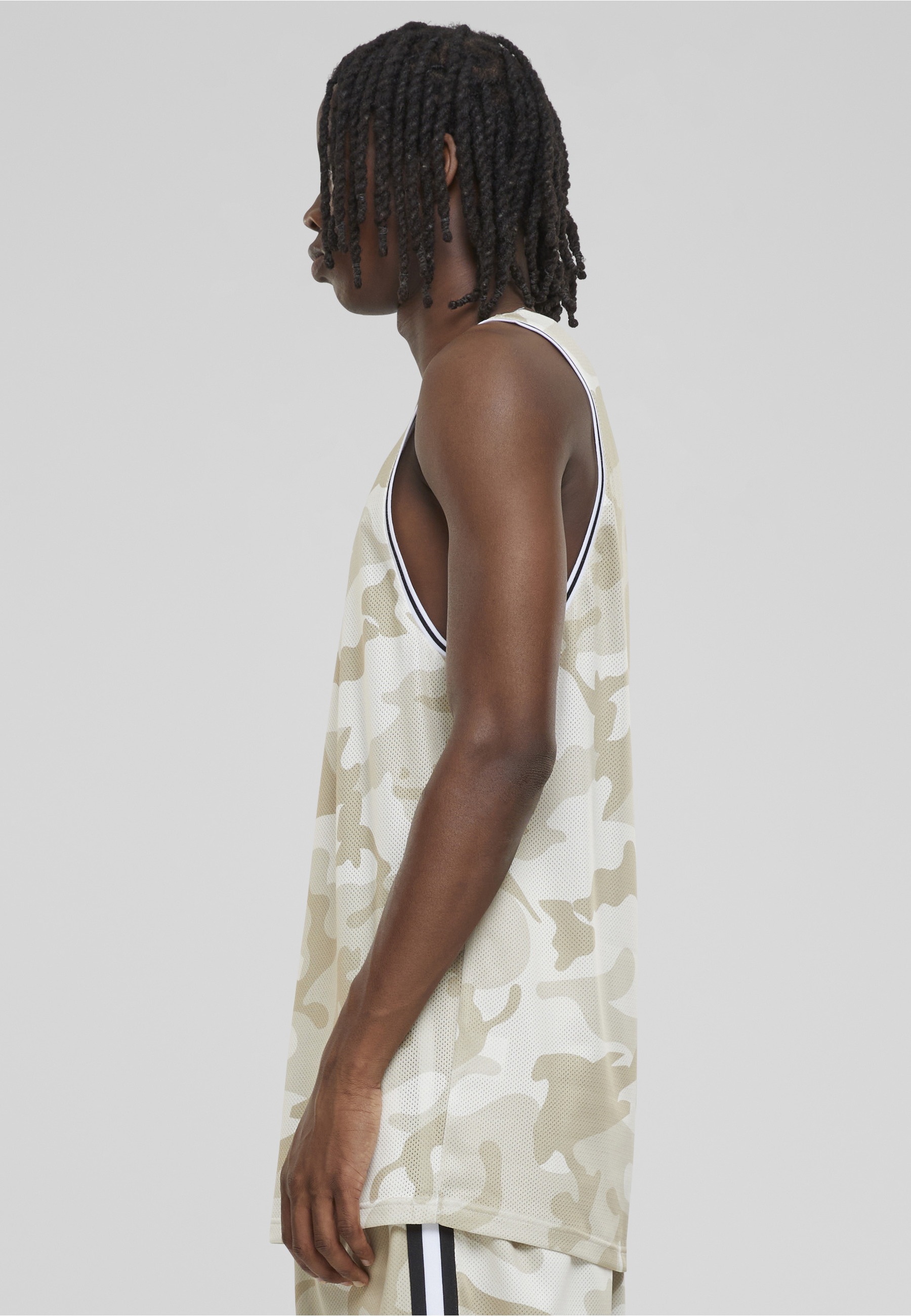 URBAN CLASSICS Tanktop »Urban Classics Herren Camo Mesh Tanktop« 1 Stk.