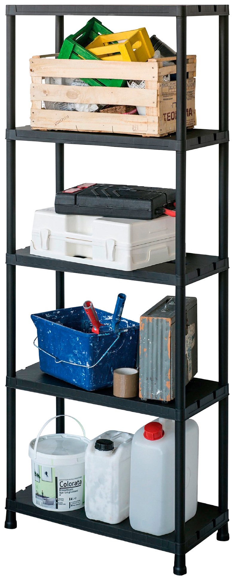 ONDIS24 Steckregal Set, 2 Stk. tlg. je 5 Böden, Kunststoff günstig online kaufen