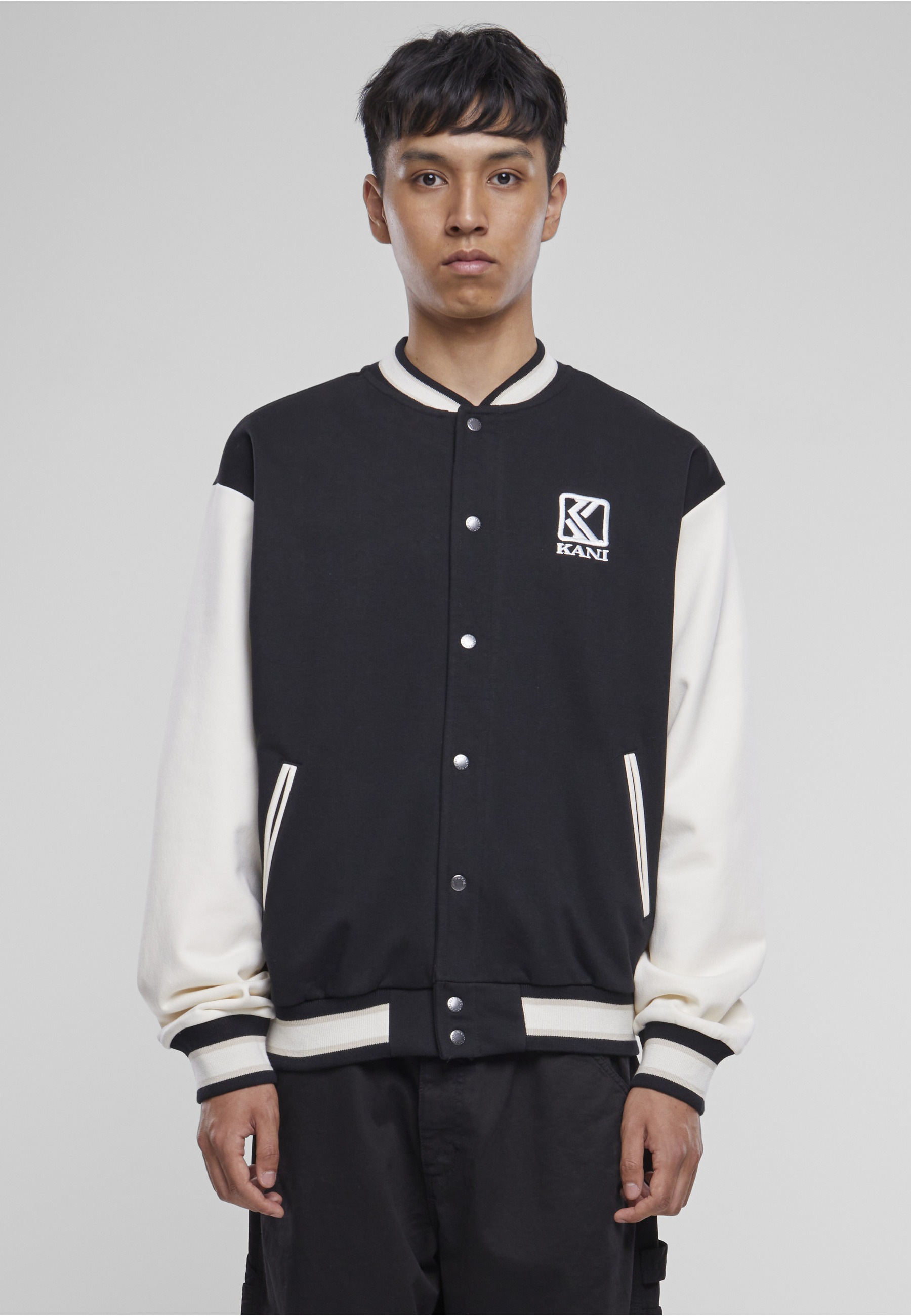 Karl Kani Collegejacke »Karl Kani Herren KM232-007-2 KK Og Fleece College Jacket« 1 Stk. tlg. ohne Kapuze
