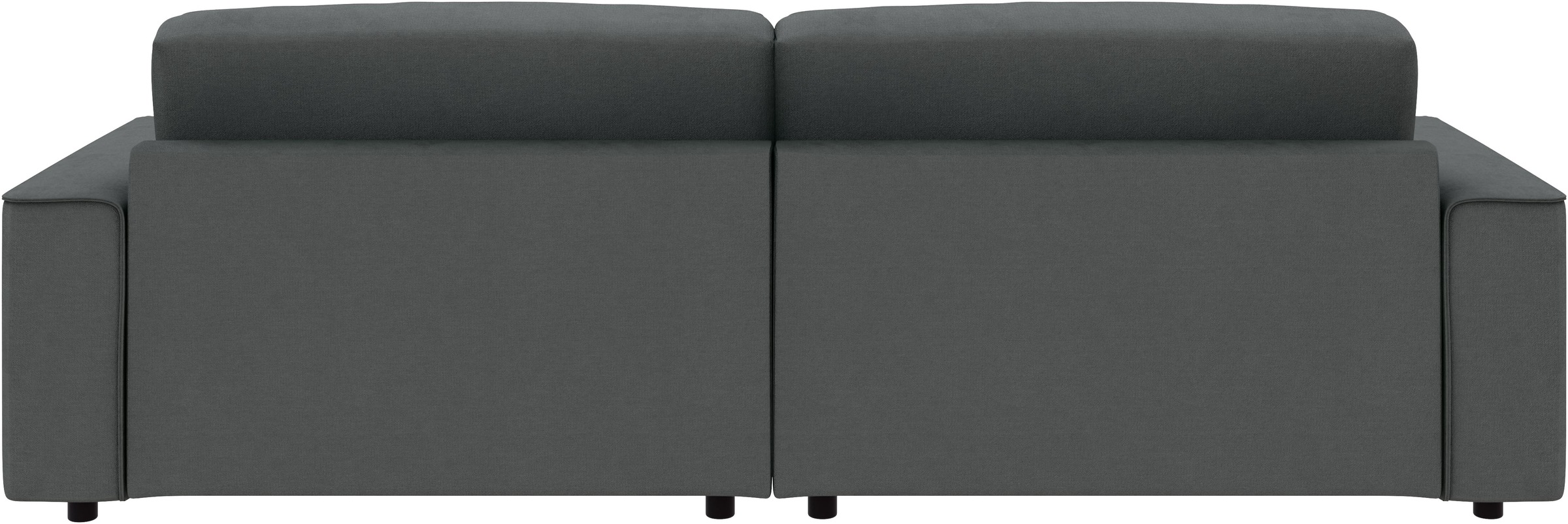 INOSIGN Ecksofa »Chance, Recamiere beidseitig montierbar, Schlaffunktion, Breite 265 cm«, in Struktur fein LINO, mit Schlaffunktion und Bettkasten