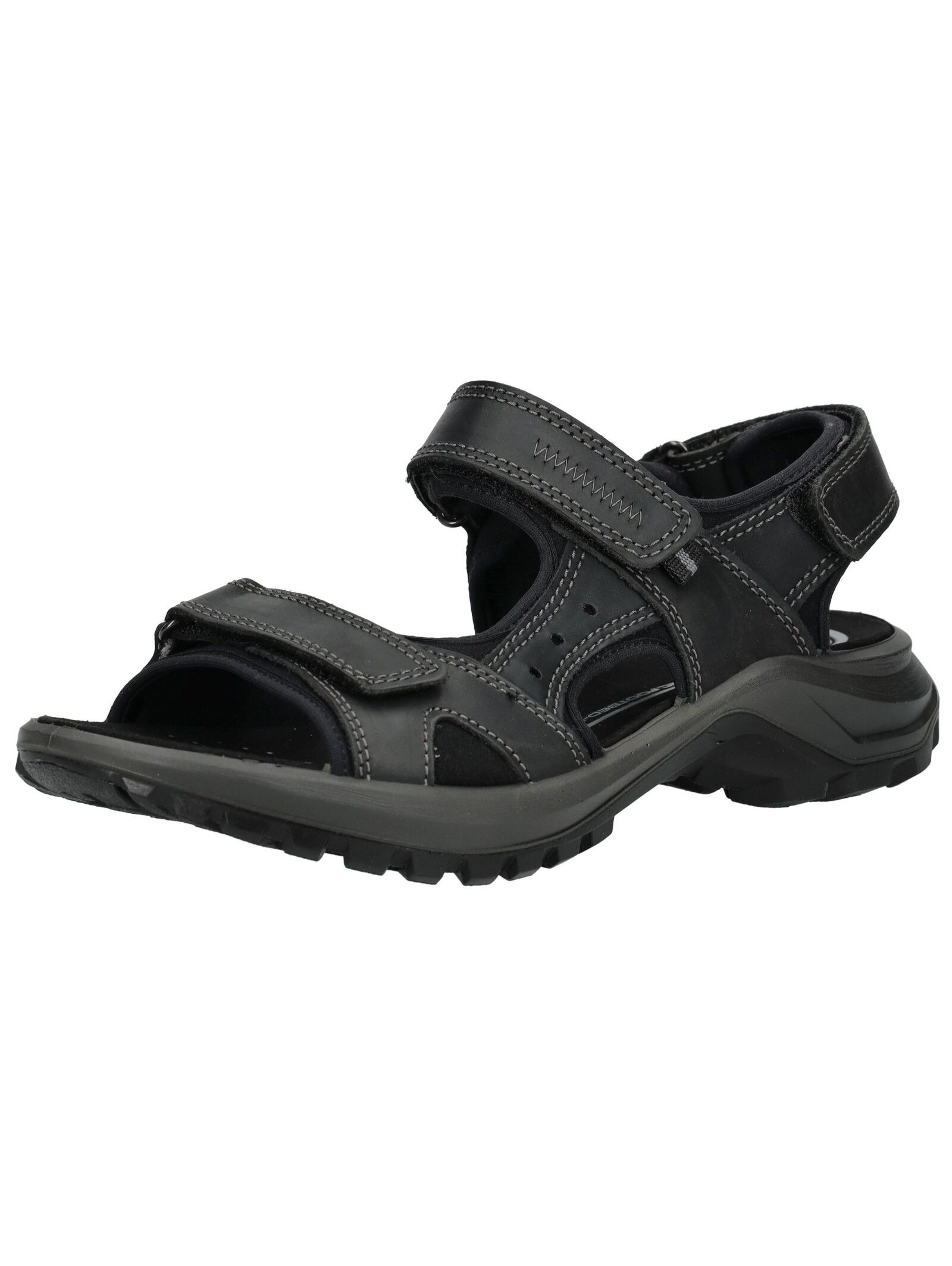 IMAC Mädchen Sandale "Imac Sandalen Leder", Gr. 46, schwarz, Leder, Schuhe