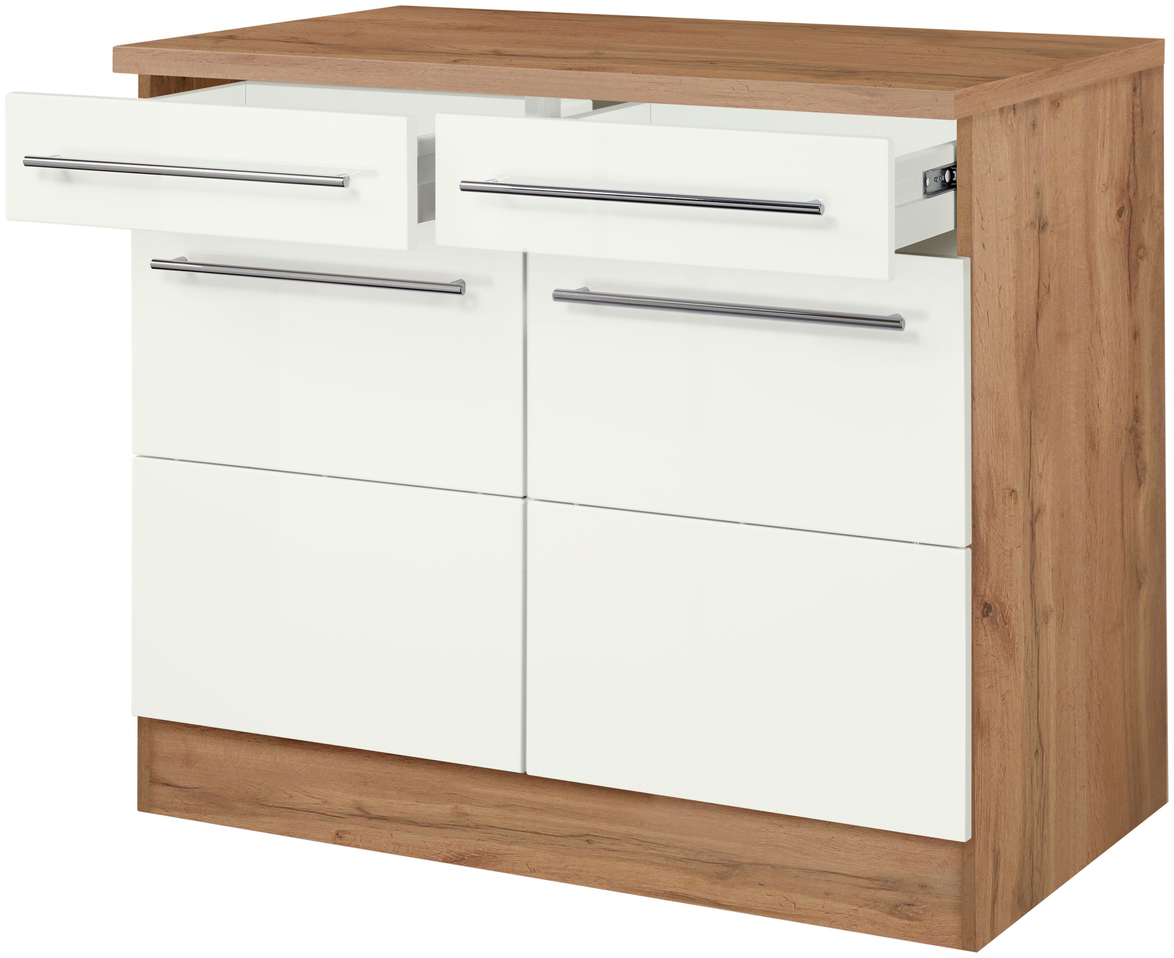 HELD MÖBEL Unterschrank "Wien", Breite 100 cm, 2 Türen, 2 Schubkästen, für günstig online kaufen
