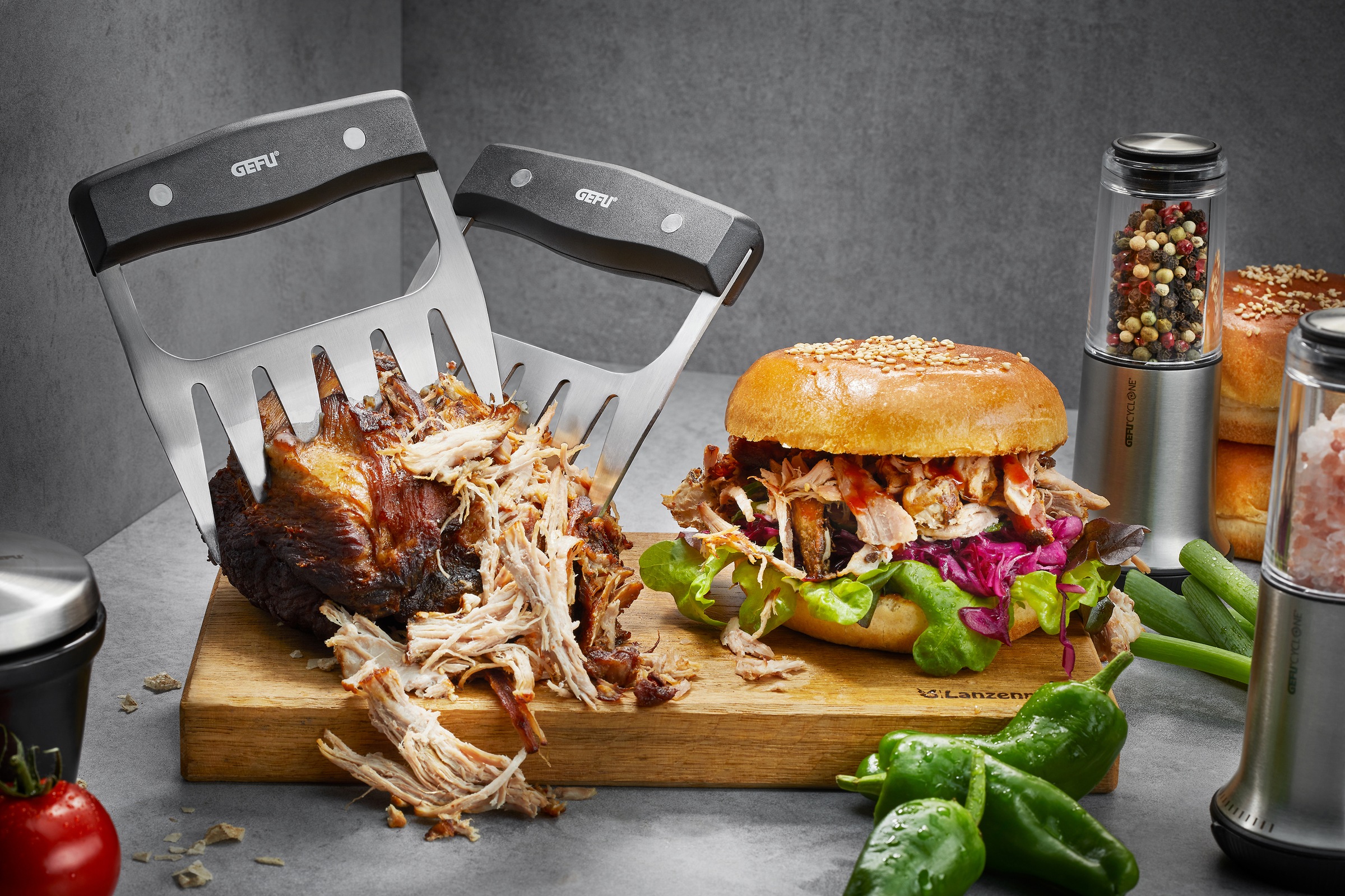GEFU Fleischgabel "BBQ" ergonomisch geformte Griffe für einen perfekten Hal günstig online kaufen