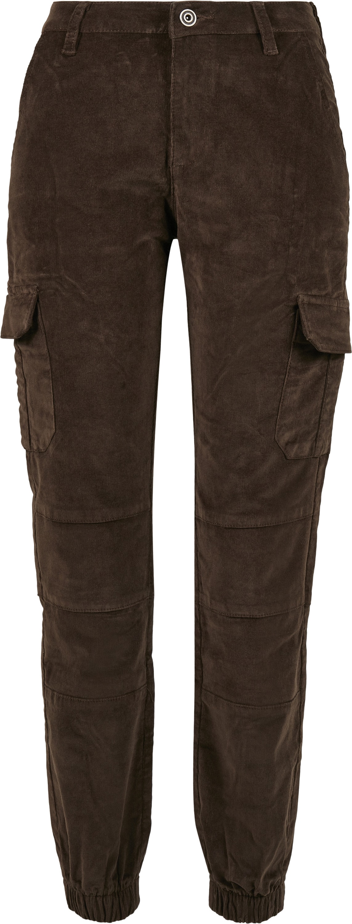 URBAN CLASSICS Cargohose »Urban Classics Damen Ladies High Waist Cargo Corduroy Pants«, (1 tlg.)