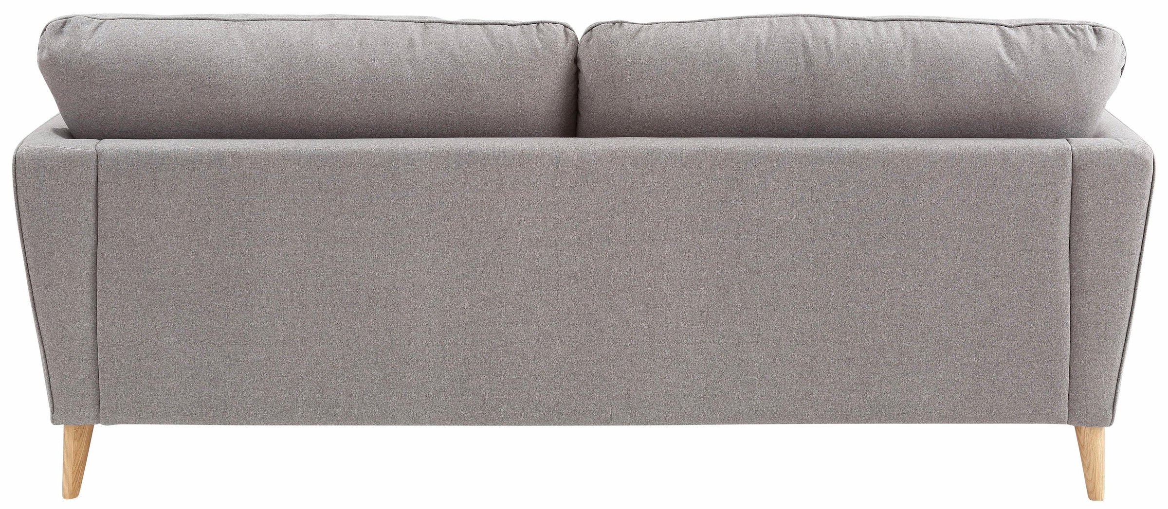 Home affaire 3-Sitzer »MARSEILLE Sofa 206 cm«, mit Massivholzbeinen aus Eiche, verschiedene Bezüge und Farbvarianten