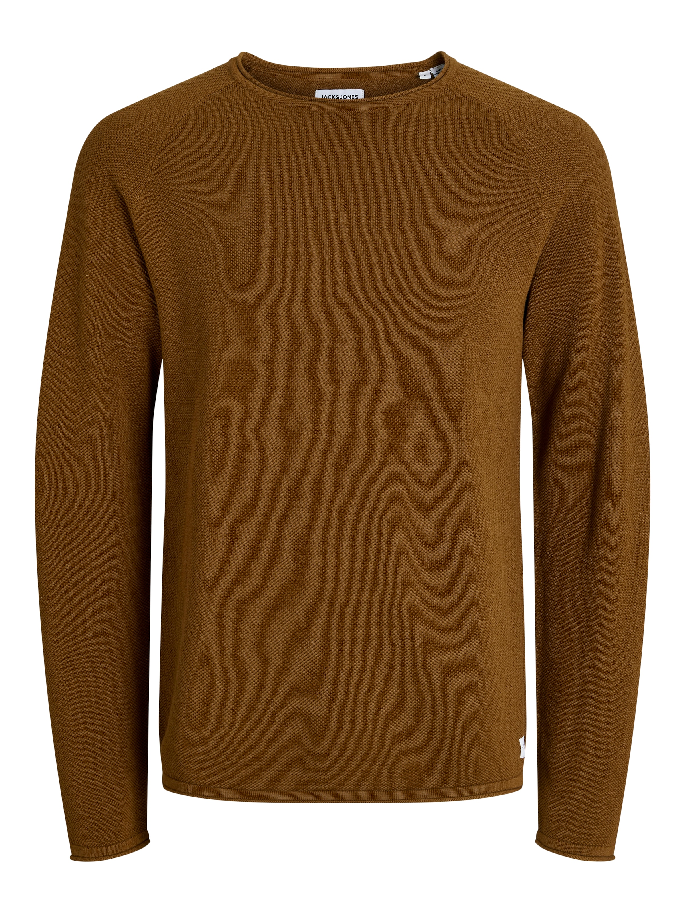 Jack & Jones Rundhalspullover »JJEHILL KNIT CREW NECK NOOS« Baumwolle, regular fit