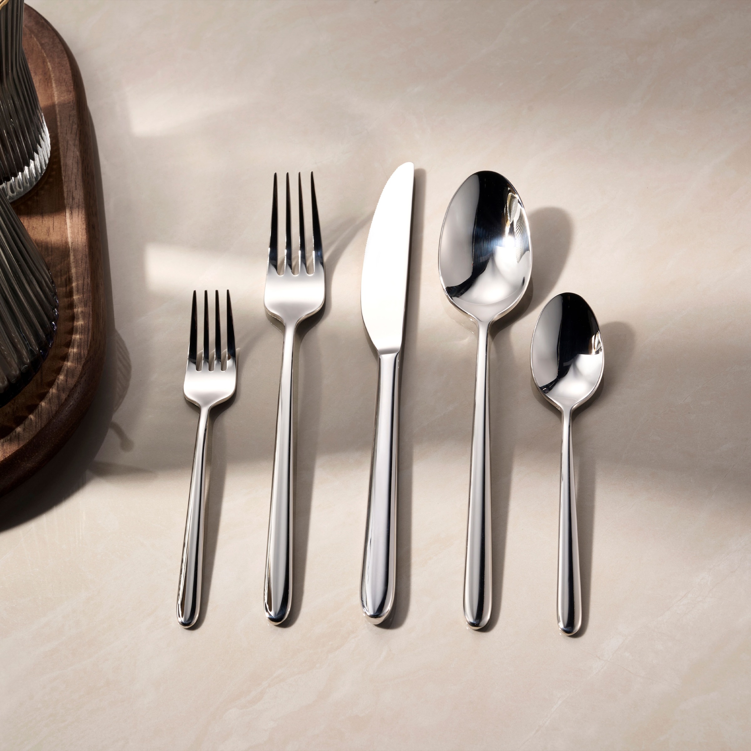 Hanseatic Besteck-Set »DAILY« leichtes und minimalistisches Design