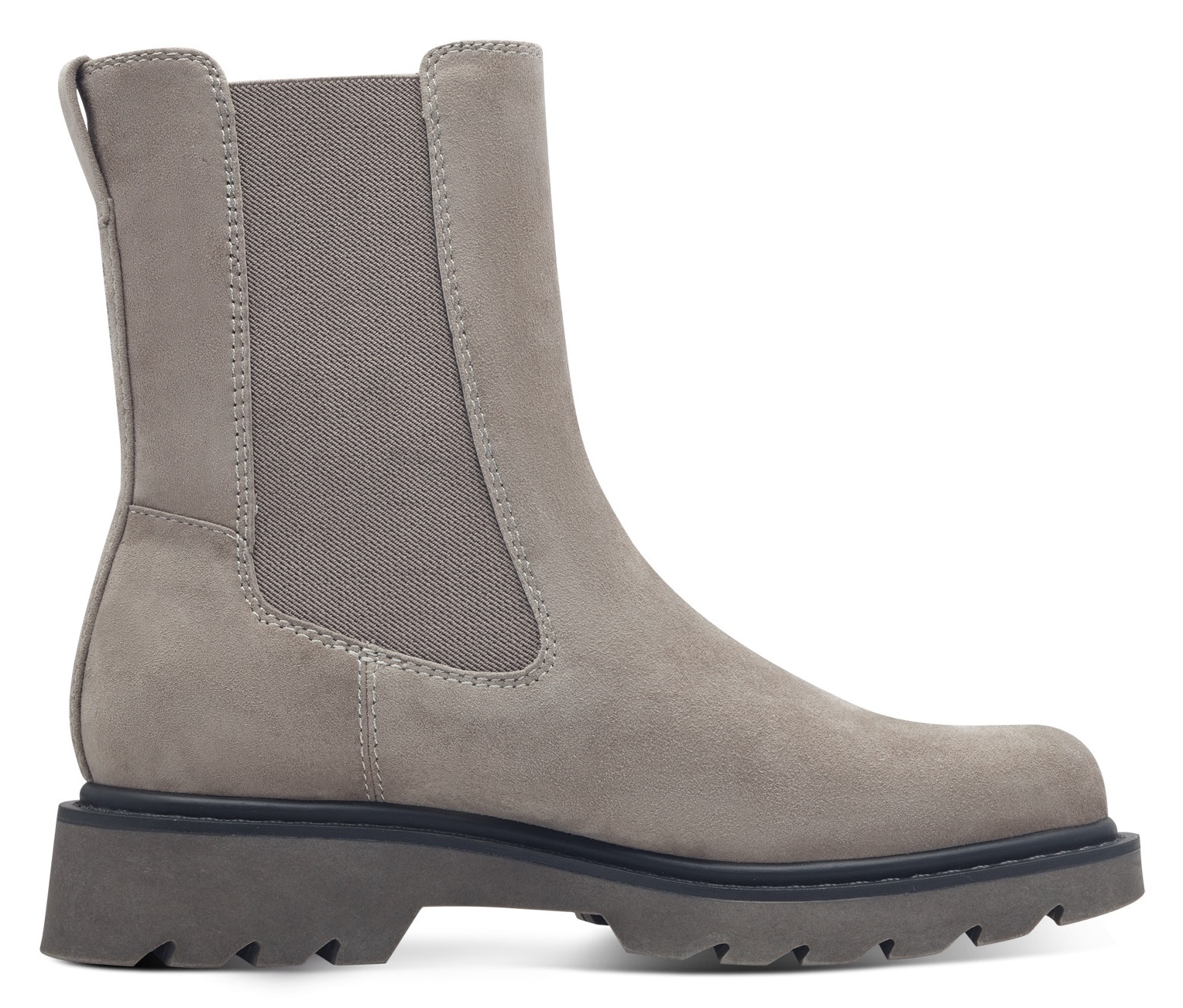 Tamaris Chelseaboots, Blockabsatz, Stiefelette, Businessschuh mit dezenten Ziernähten