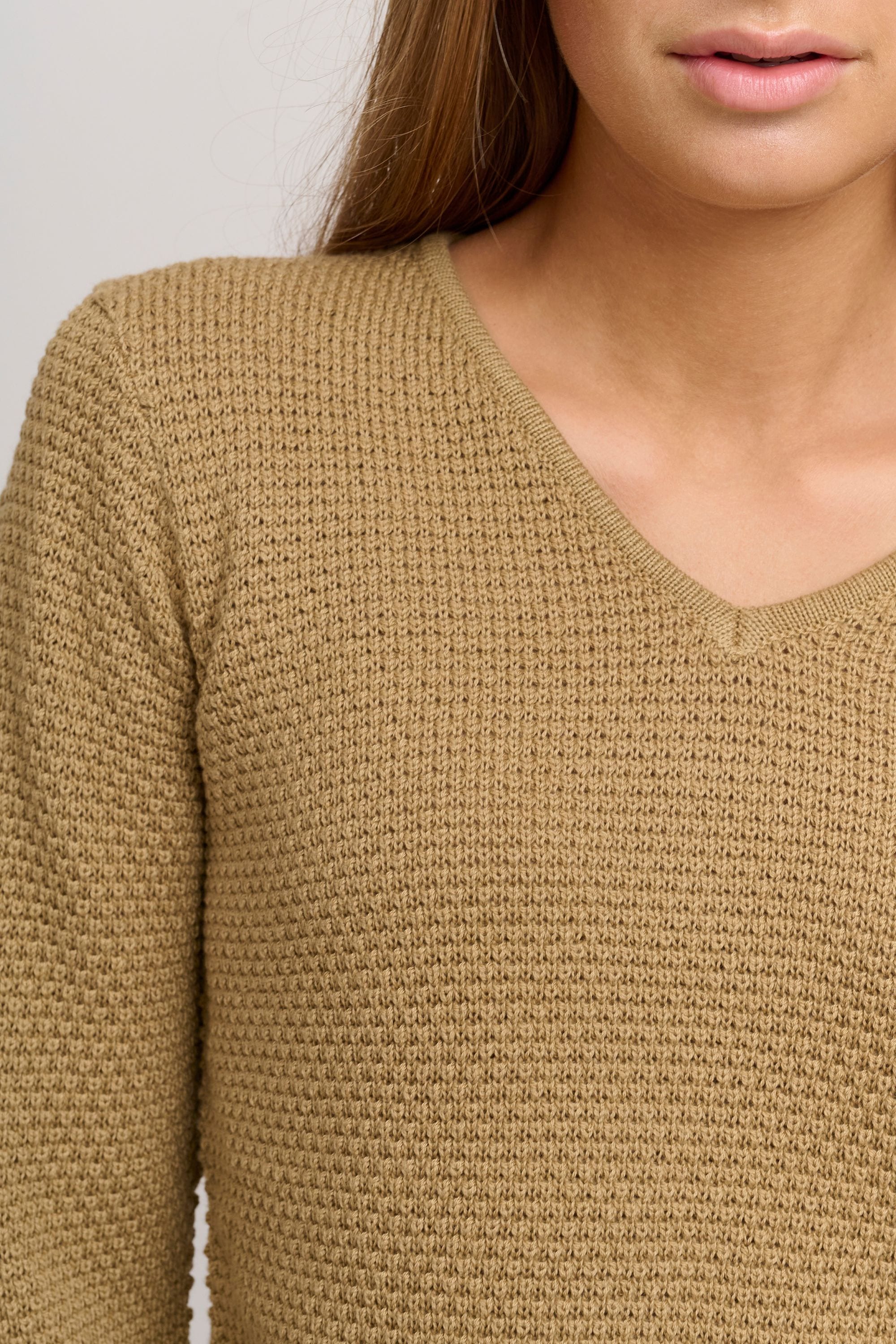 OXMO Strickfleece-Pullover »Strickpullover OXHanna«