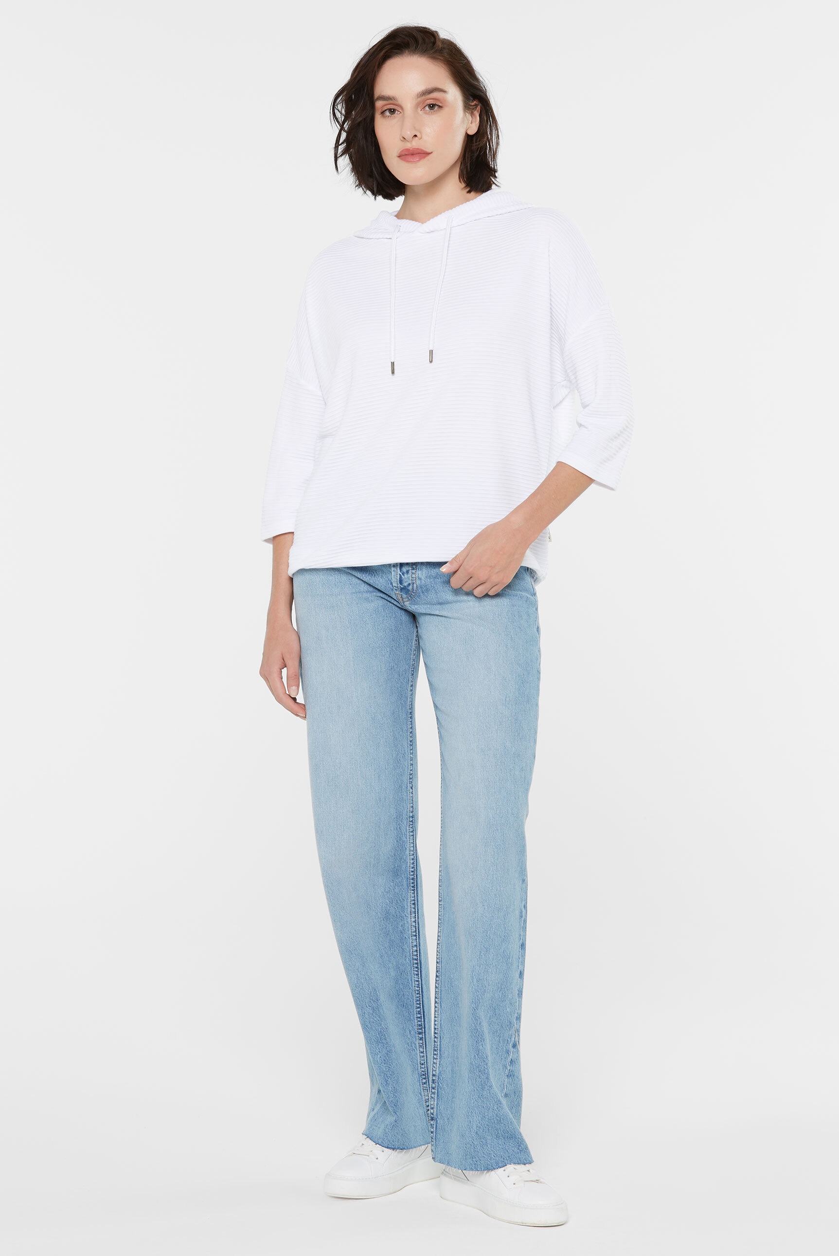 SENSES.THE LABEL Kapuzensweatshirt, mit überschnittenen Schultern