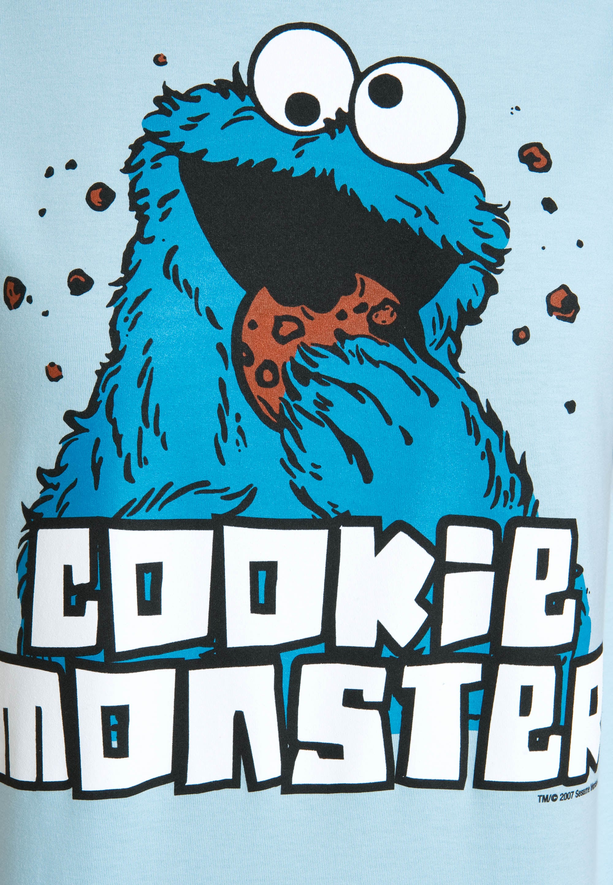 LOGOSHIRT T-Shirt »Sesamstrasse - Krümelmonster«, lizenziertem Originalddesign mit BAUR bestellen 