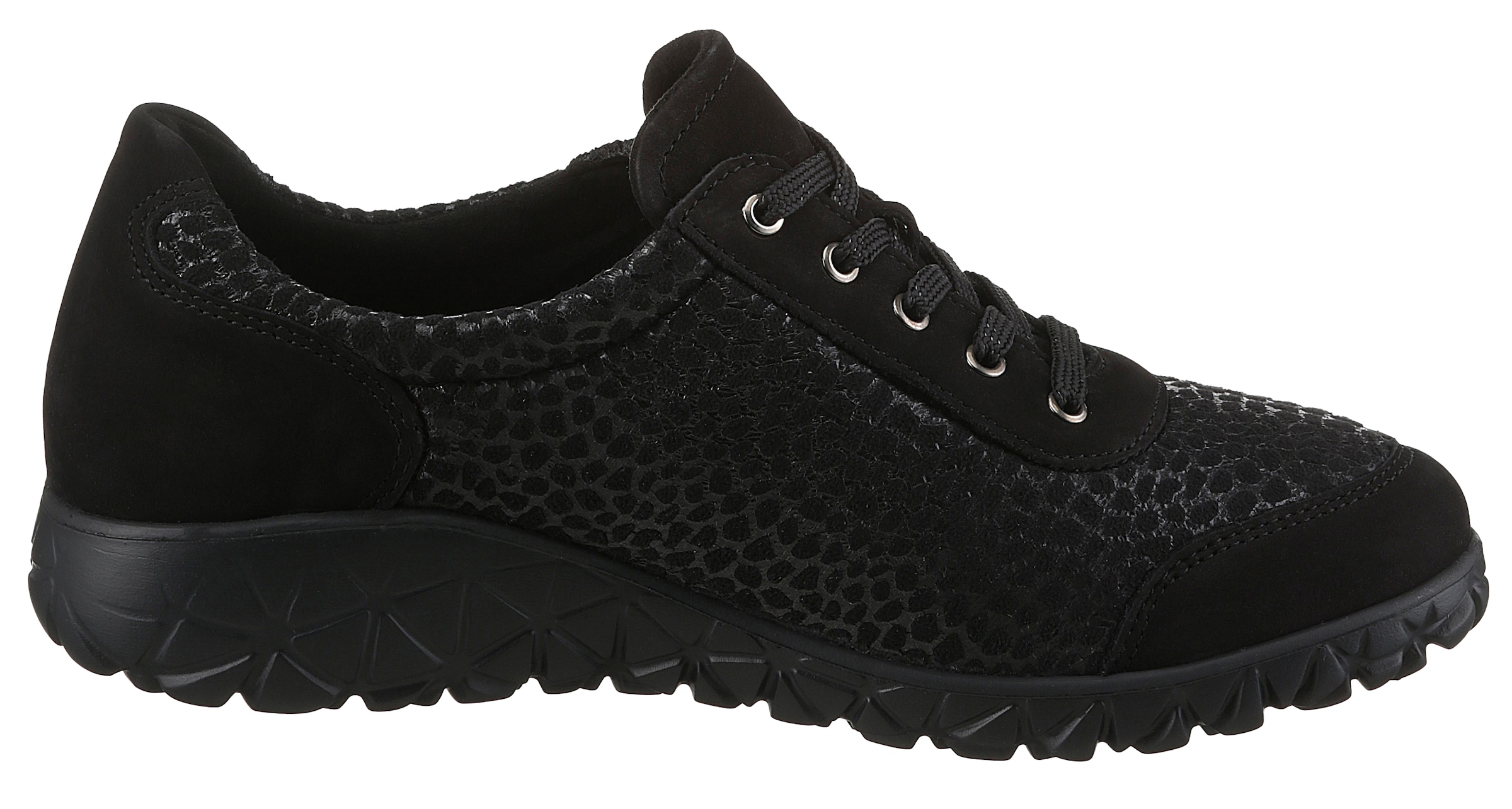 Waldläufer Schnürschuh »HAVY-Soft«, Freizeitschuh, Halbschuh, Komfortschuh mit Reißverschluss, H-Weite