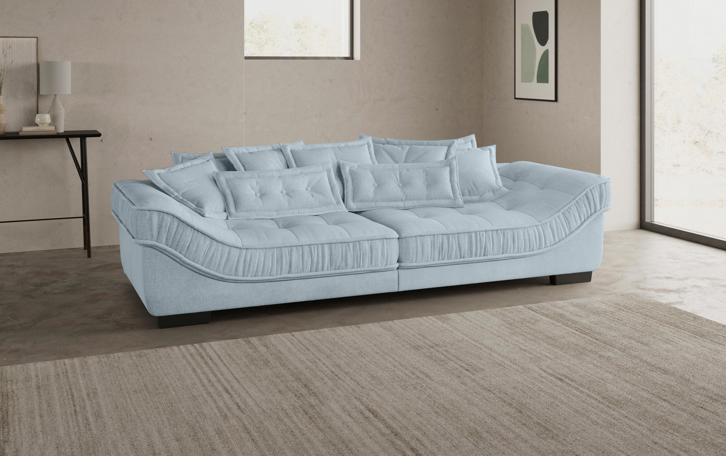 Mr. Couch Big-Sofa "Diwan II", Wahlweise mit Kaltschaumpolsterung bis 140 k günstig online kaufen