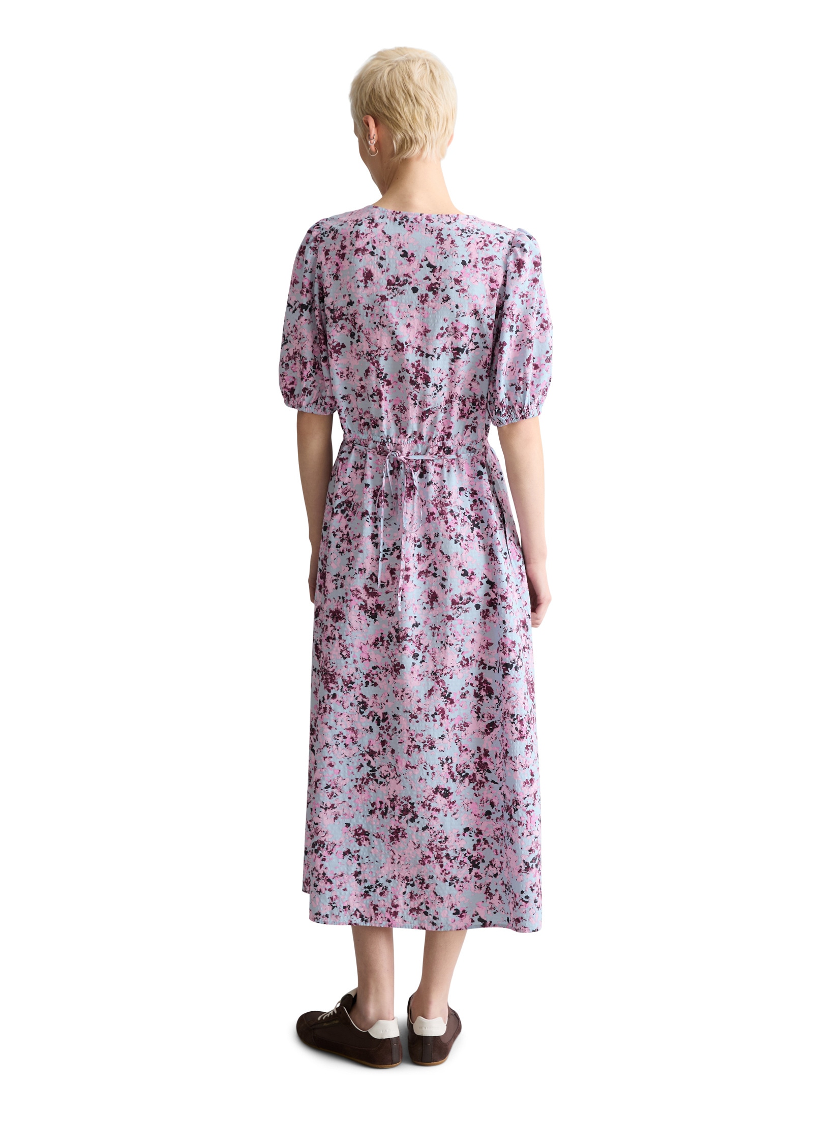 Marc O'Polo DENIM Druckkleid »aus Viskose-Mix mit Crinkle-Effekt«