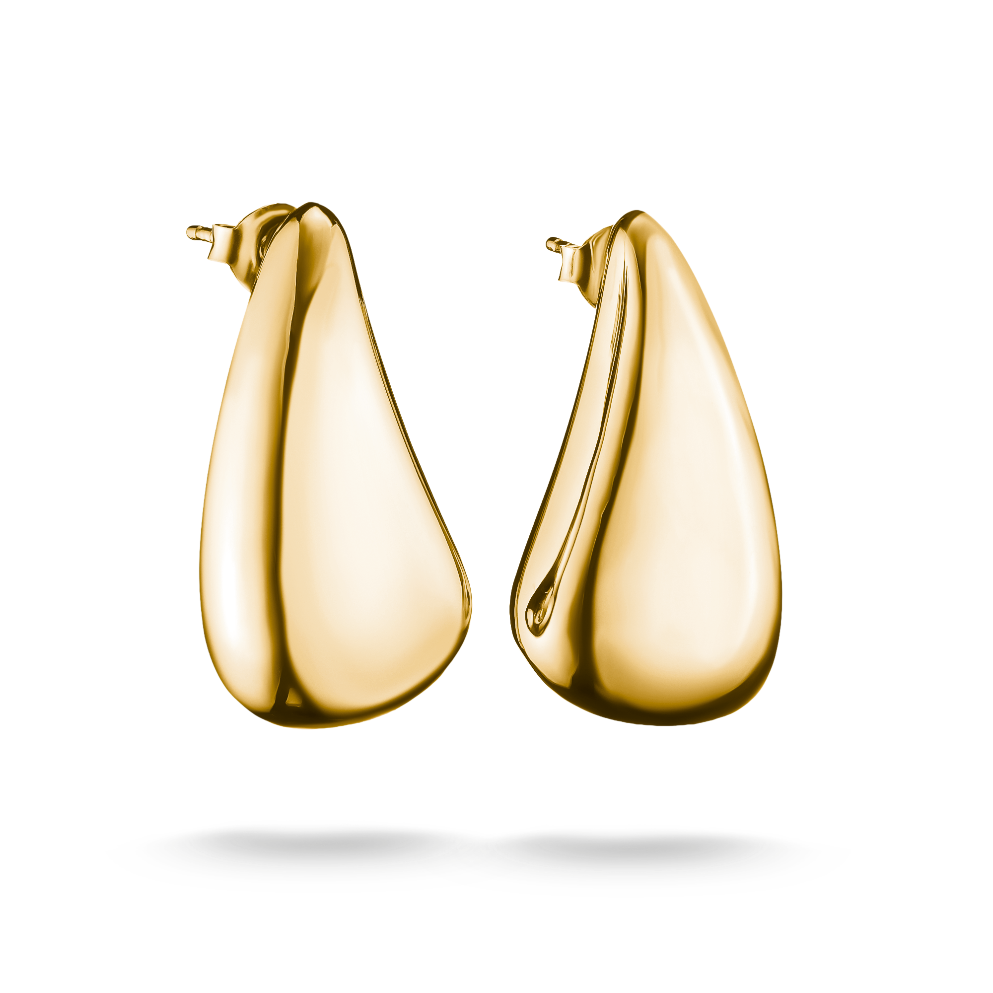 THOMAS SABO Paar Ohrstecker »Chunky Ohrringe gelbgoldfarben«
