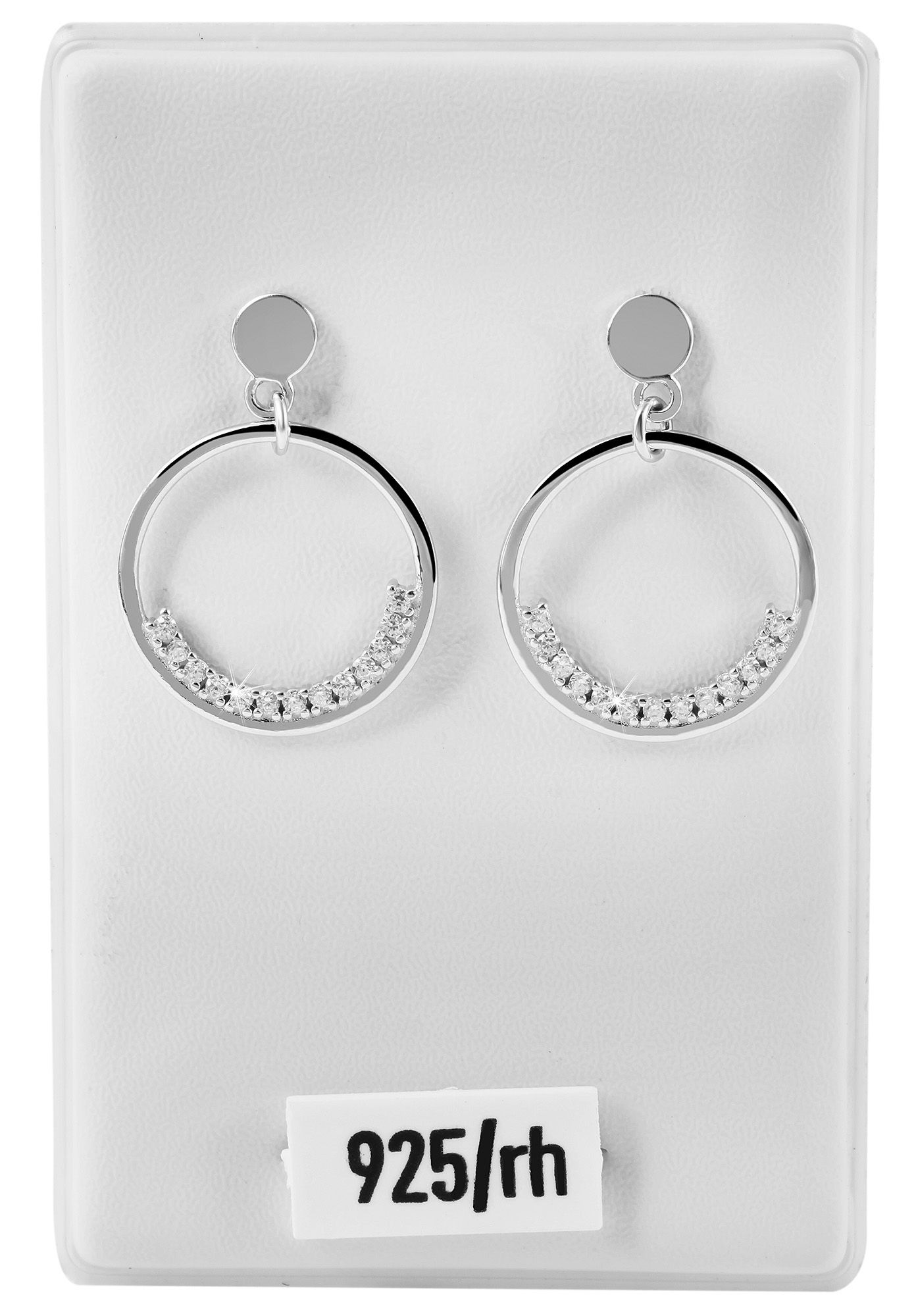 Adelia´s Paar Ohrhänger »Damen Ohrringe – Ohrstecker aus 925 Silber mit Zirkonia« Ideal zum Verschenken – schlicht und stilvoll