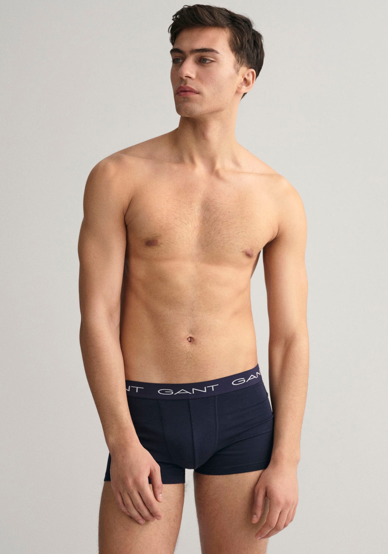 Gant Boxershorts, (Packung, 3 St., 3), mit elastischem Logobund günstig online kaufen