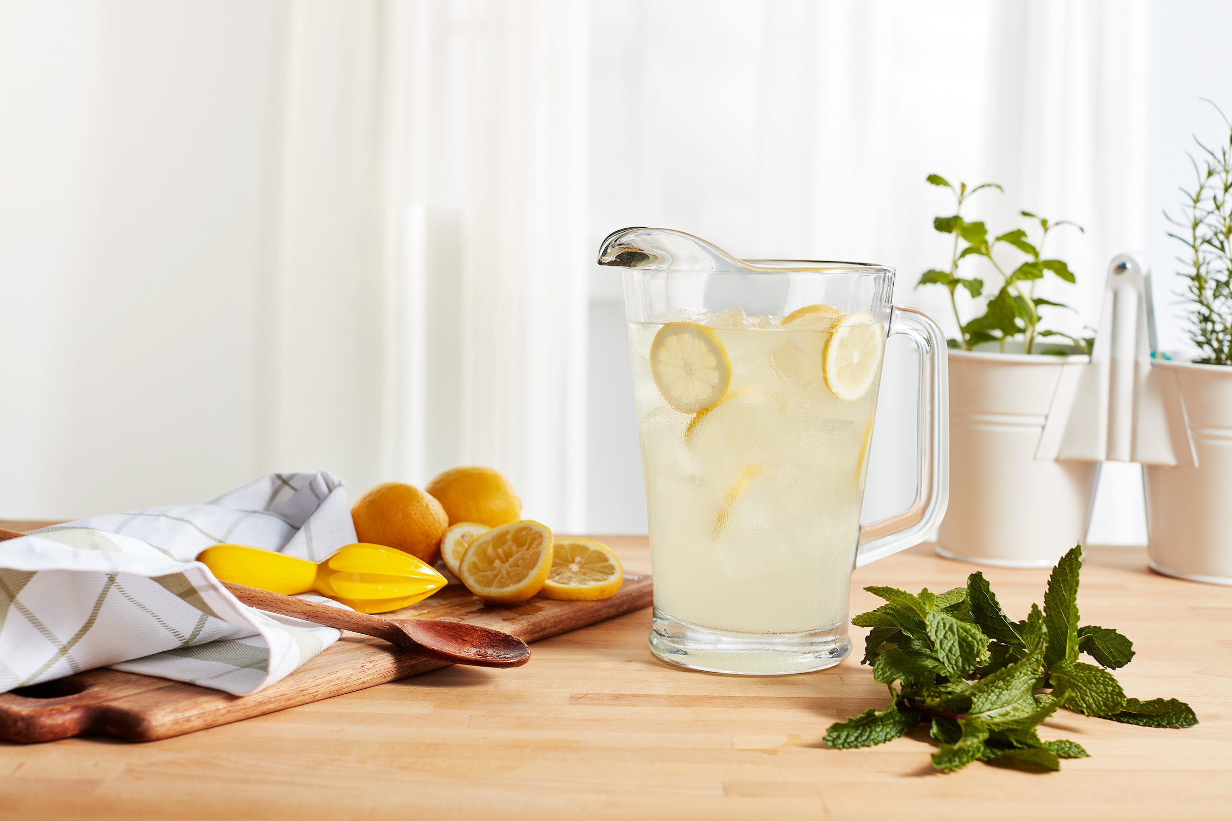 LIBBEY Wasserkanne »Pitcher« 1,77 l Set, 6 Stk. tlg. 1774 ml, Ø: 20 cm, H: 23,5 cm, 6er Set