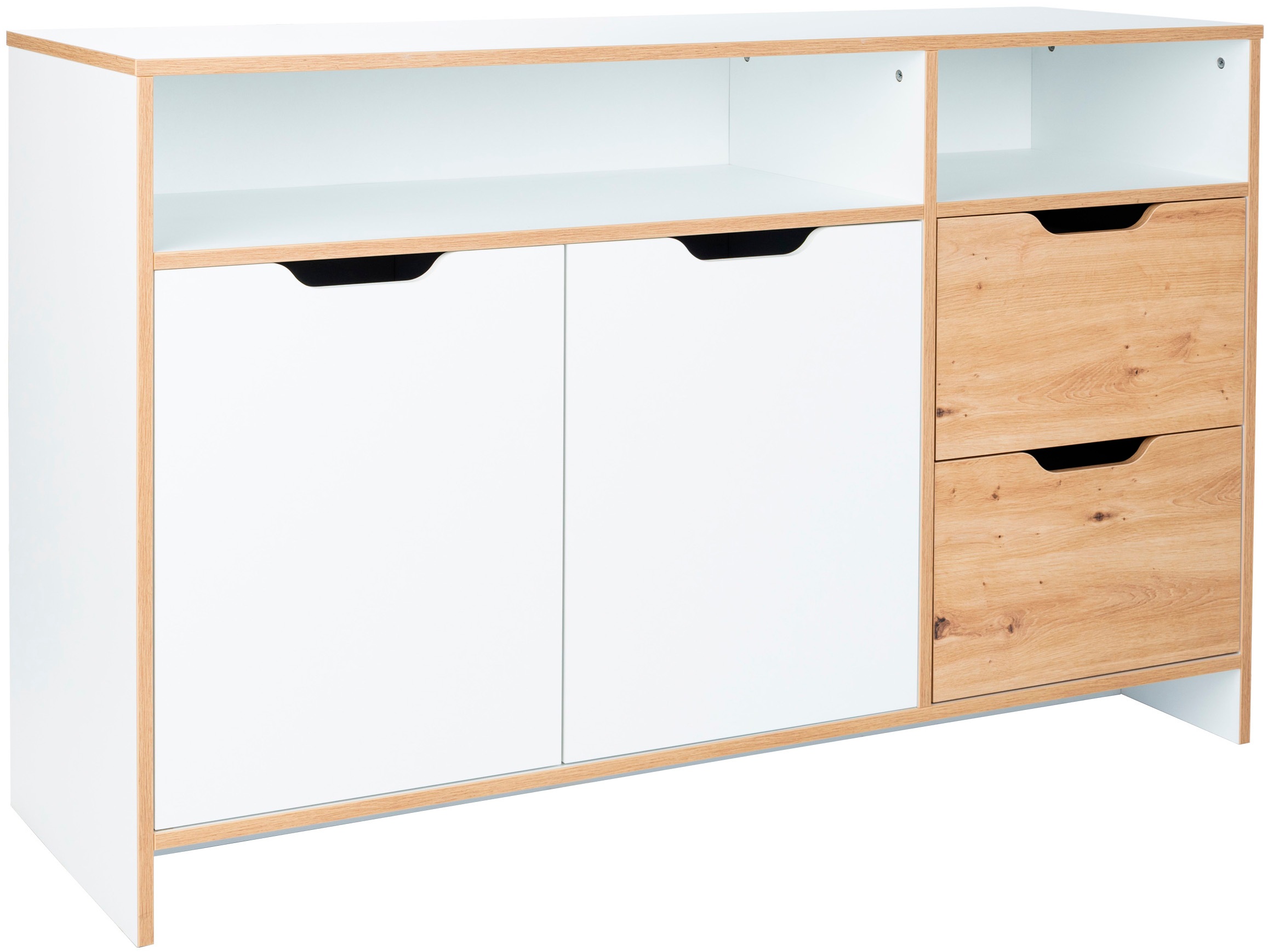 arthur berndt Babymöbel-Set »Babyzimmer Set »Maxim« 2-teilig«, (Spar-Set, 2 tlg., Babymöbel-Set »Maxim« bestehend aus Kinderbett und Wickelkommode), Gedämpfte Türen und Schubkästen