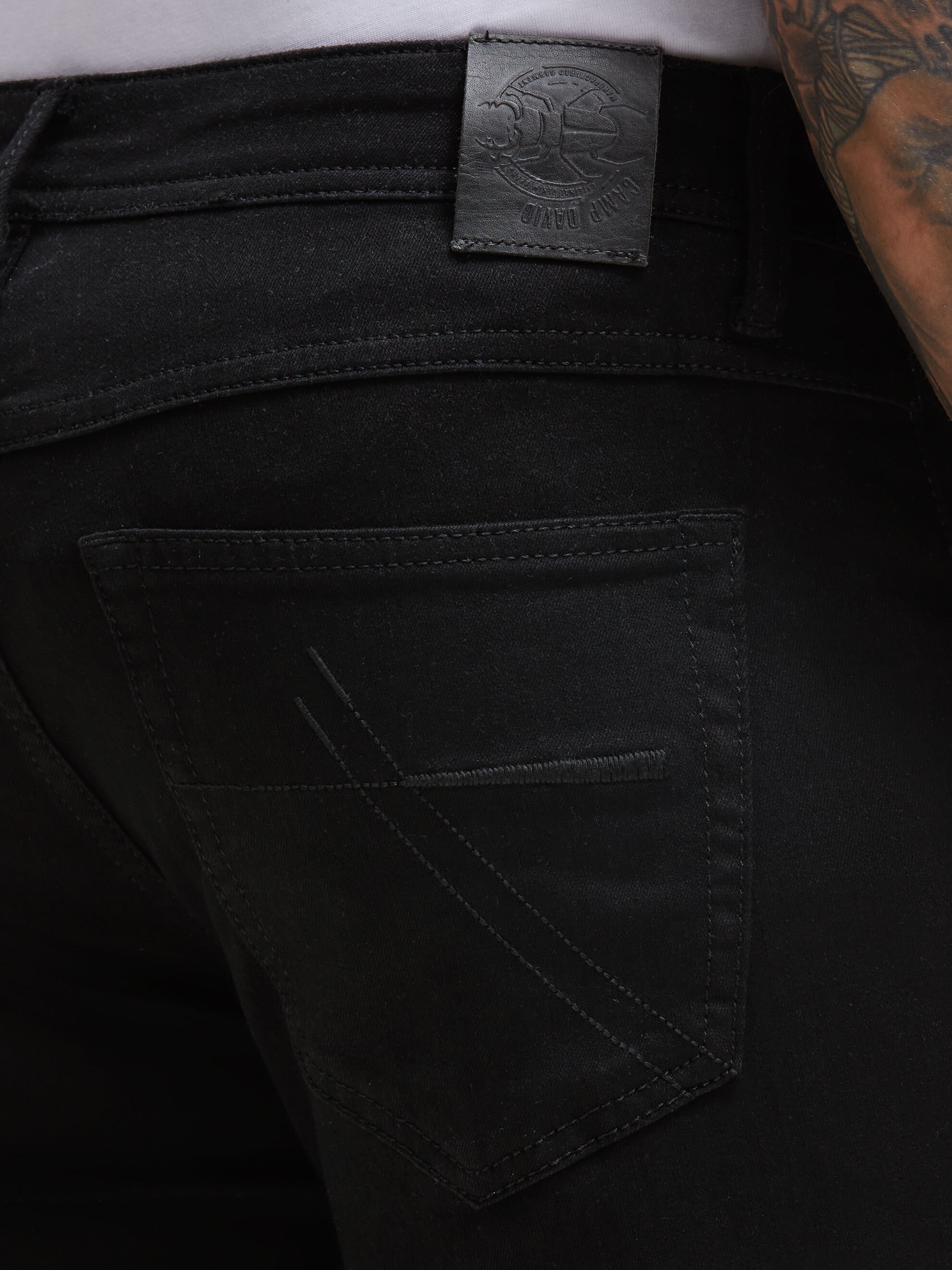 CAMP DAVID Regular-fit-Jeans mit schmalem Bein