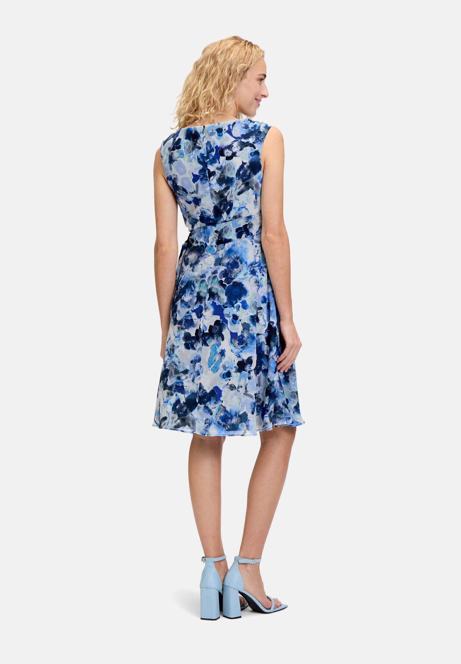 Vera Mont Cocktailkleid »Damen mit Bindegürtel« Ohne Tasche Druck