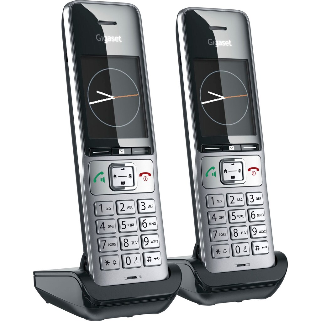 Gigaset Schnurloses DECT-Telefon »COMFORT 500HX duo«, (Mobilteile: 2)