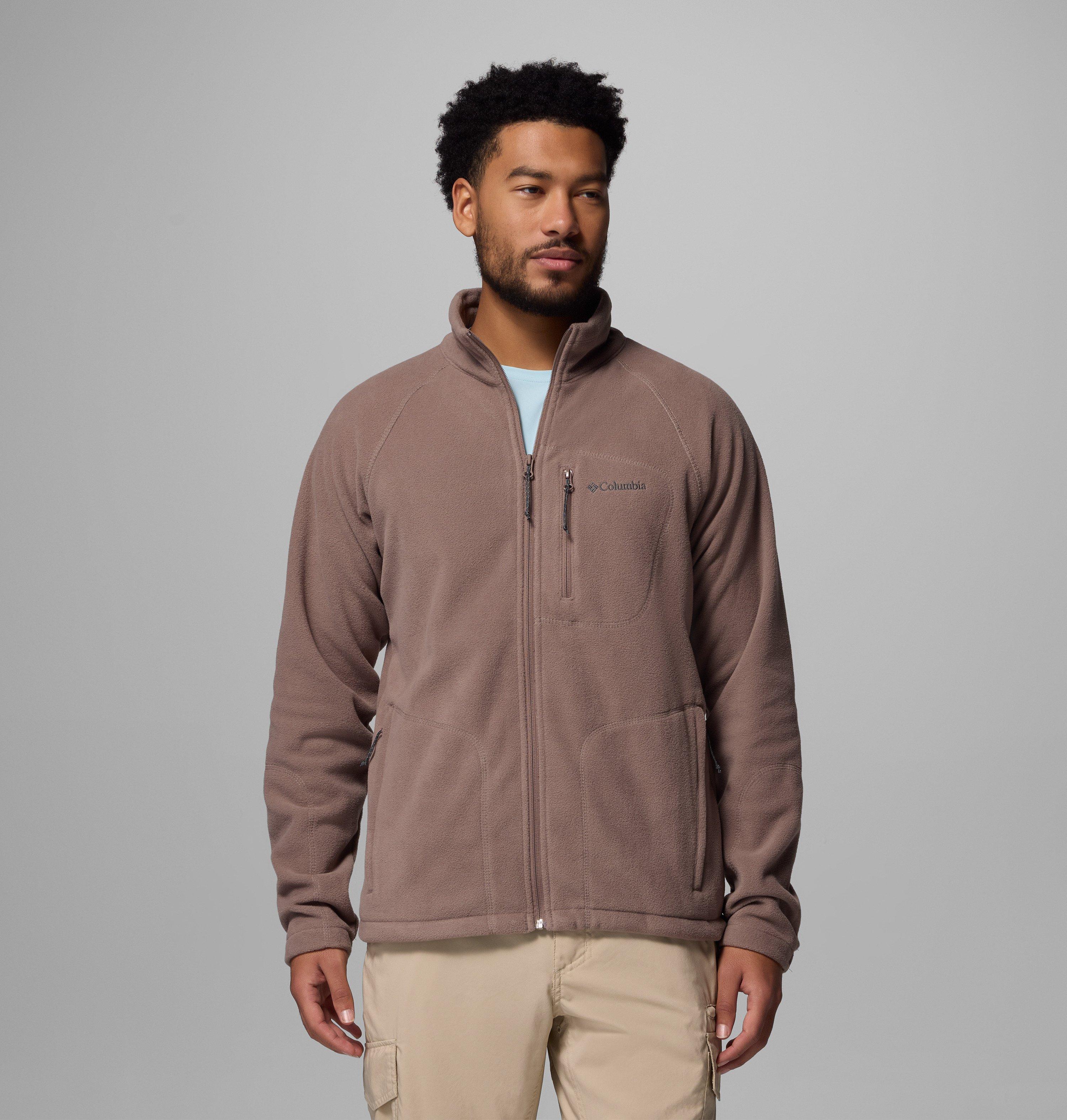 Columbia Fleecejacke "Fast Trek II Full Zip Fleece" mit hochschließendem Kragen, atmungsaktiv, schnell trocknend