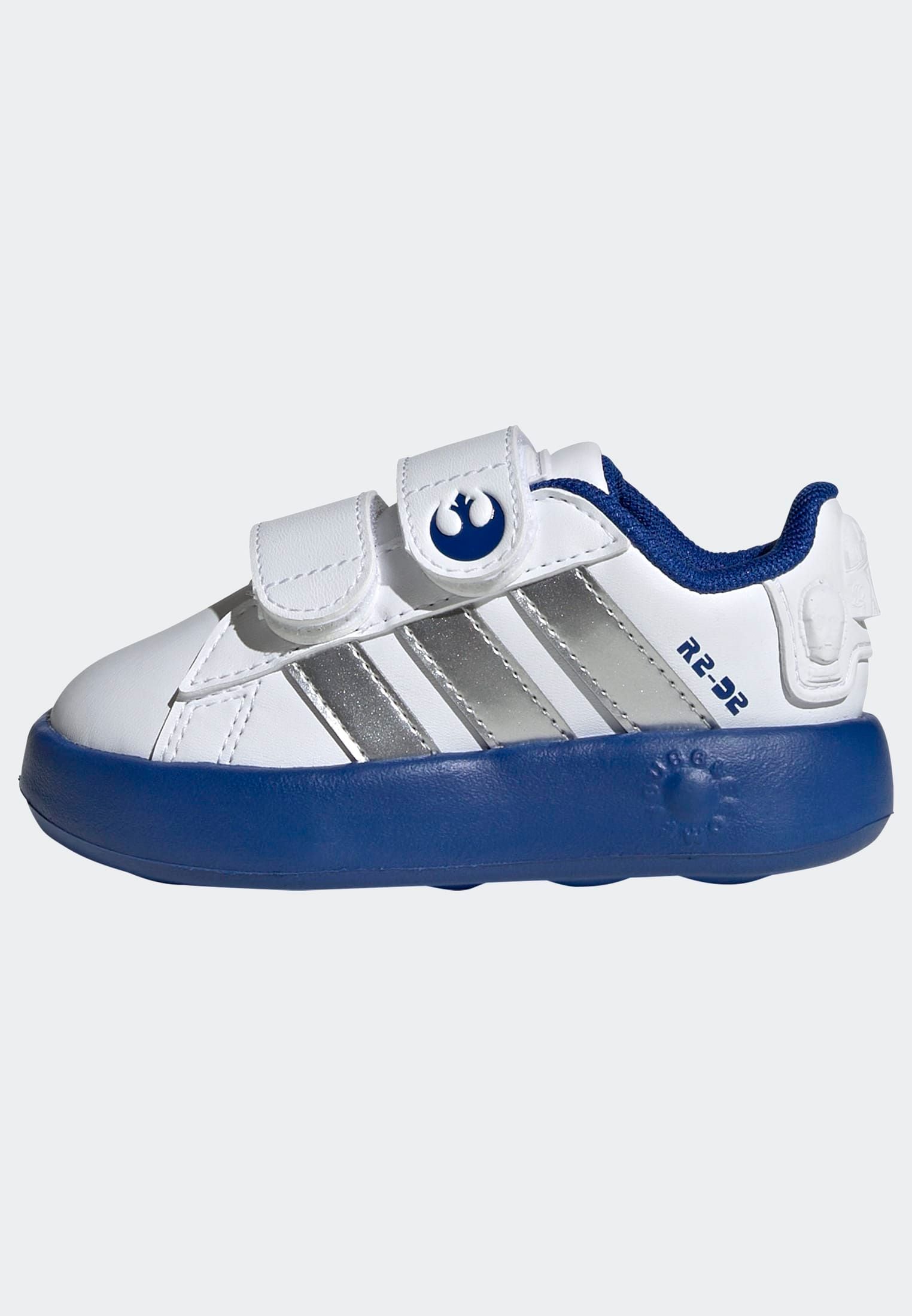 adidas Sportswear Klettschuh »ADIDAS STAR WARS KIDS GRAND COURT 2.0 SCHUH«, Design auf den Spuren des adidas Superstar, für Kinder