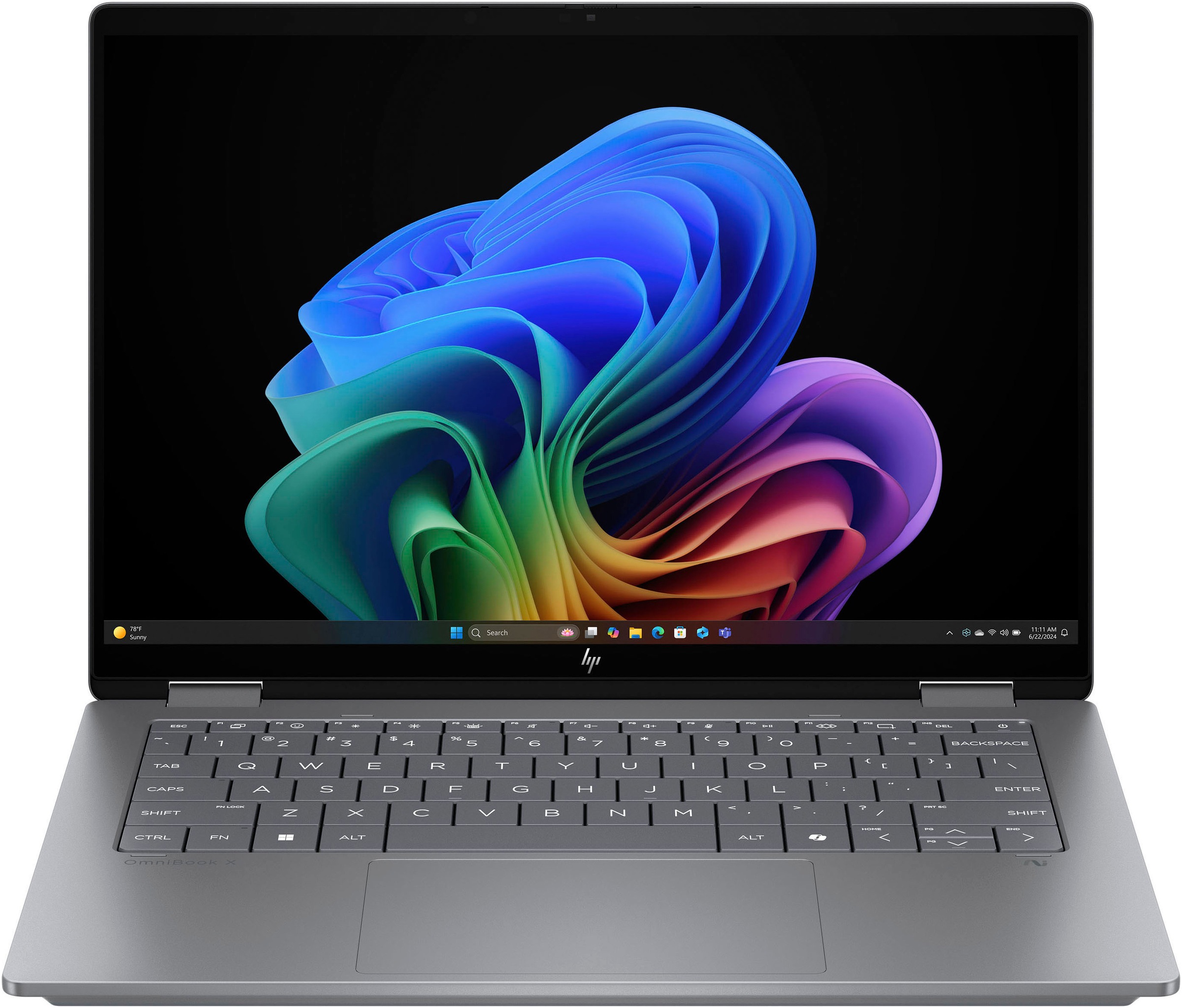 HP Convertible Notebook »OmniBook X Flip 14-fk0078ng«, 35,6 cm, / 14 Zoll, AMD, Ryzen™ AI 7, Radeon 860M, 1000 GB SSD