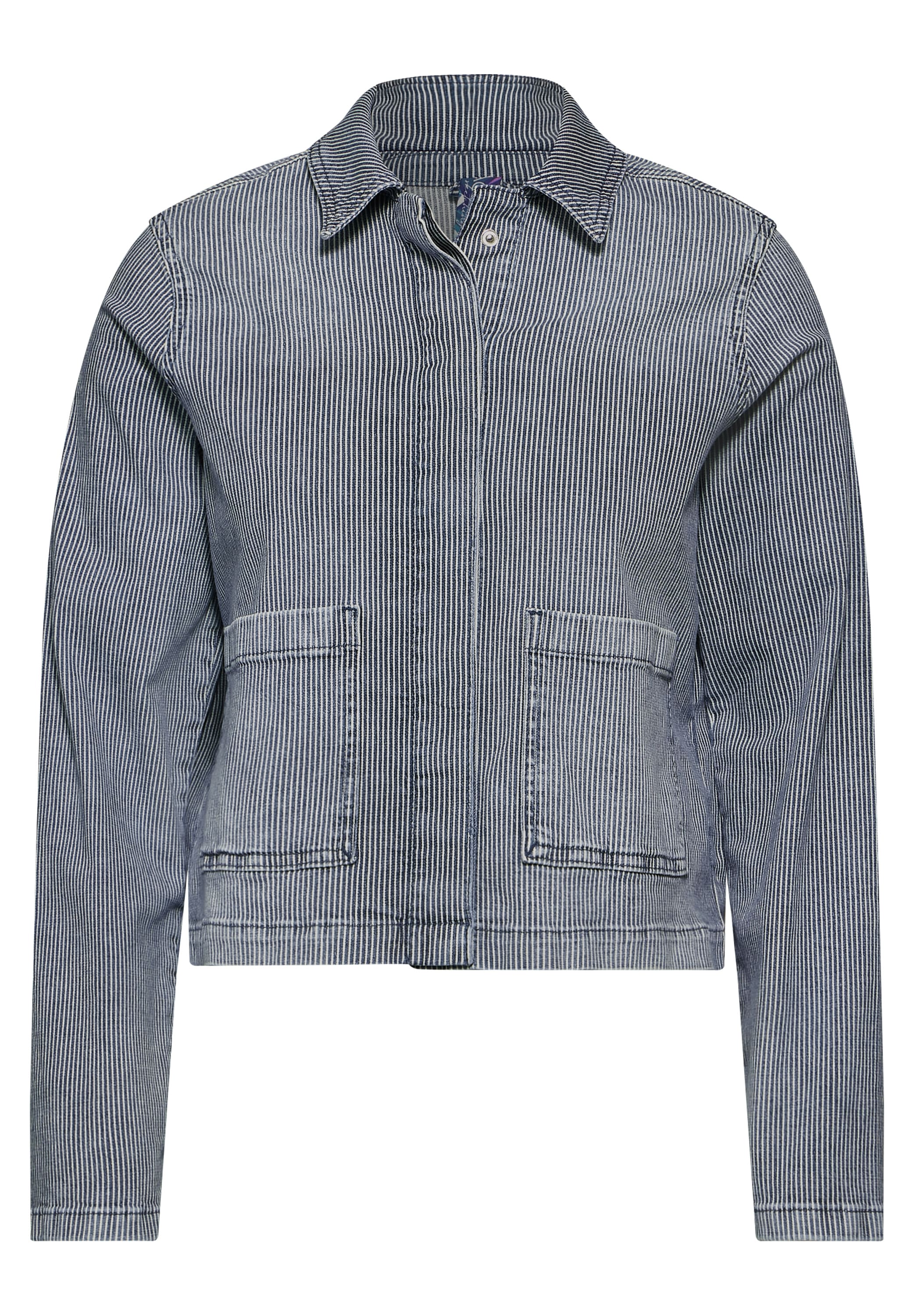 Cecil Jeansjacke, ohne Kapuze, mit Knopfleiste