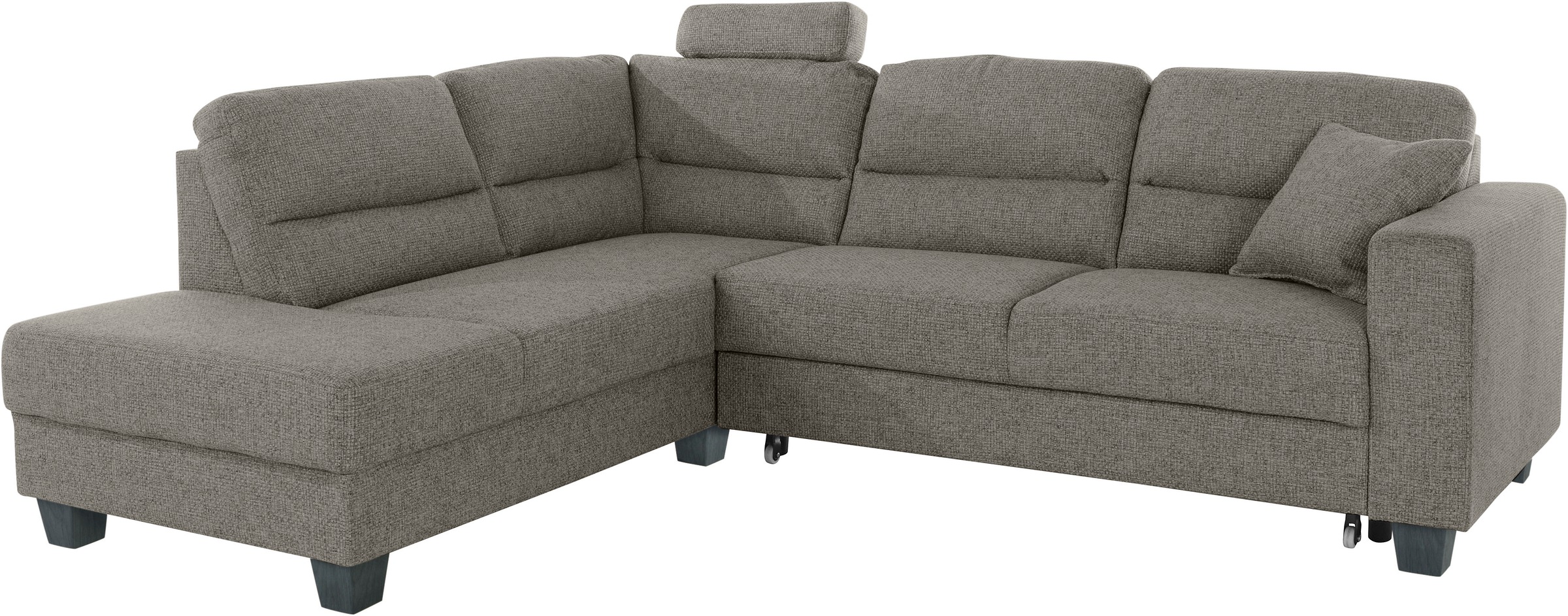 Thumbnail - TRENDMANUFAKTUR Ecksofa "Chamber, zeitlos&modern, hoher Sitzkomfort, Breite 245cm, L-Form" wahlweise mit Schlaffunktion