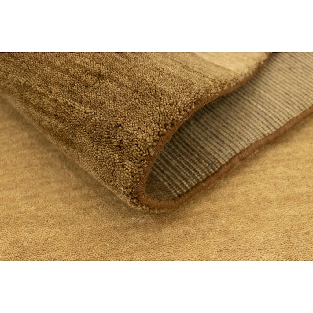 morgenland Wollteppich »Gabbeh Teppich handgewebt beige«, rechteckig