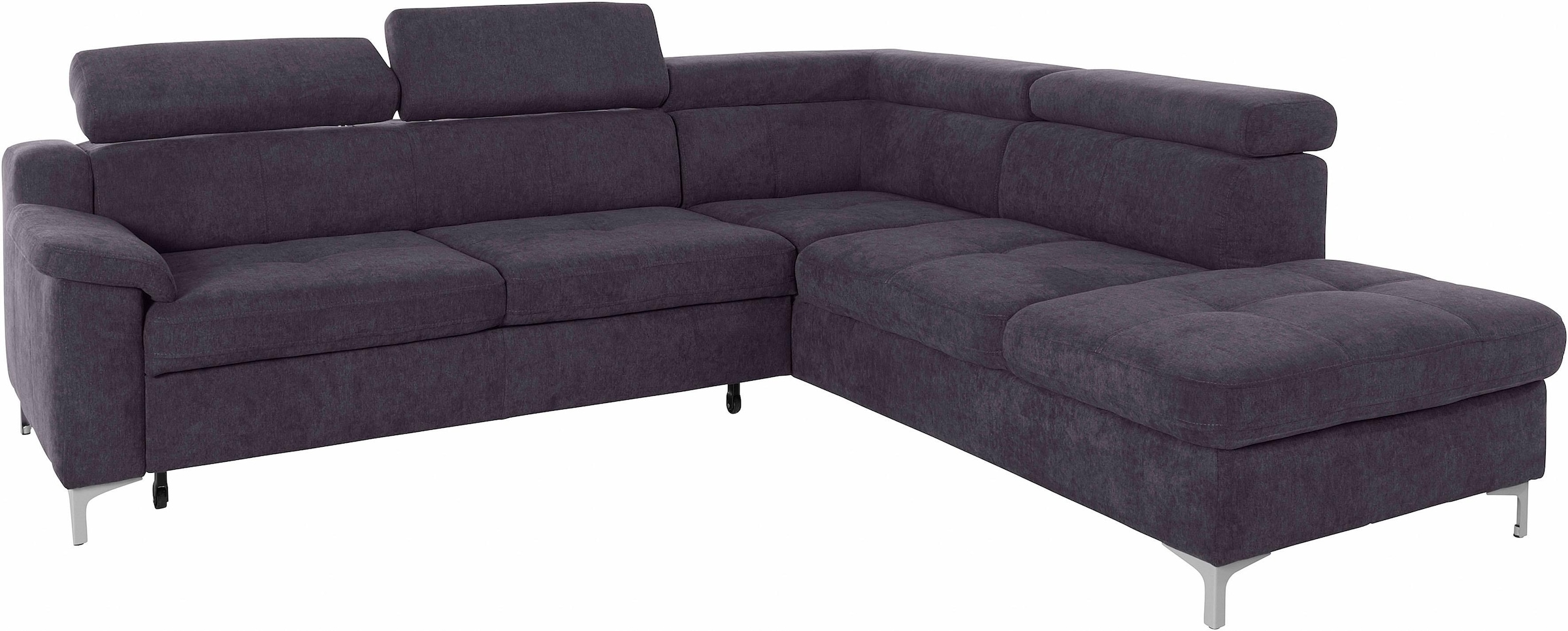 exxpo - sofa fashion Ecksofa »Florenz, L-Form«, wahlweise mit Bettfunktion