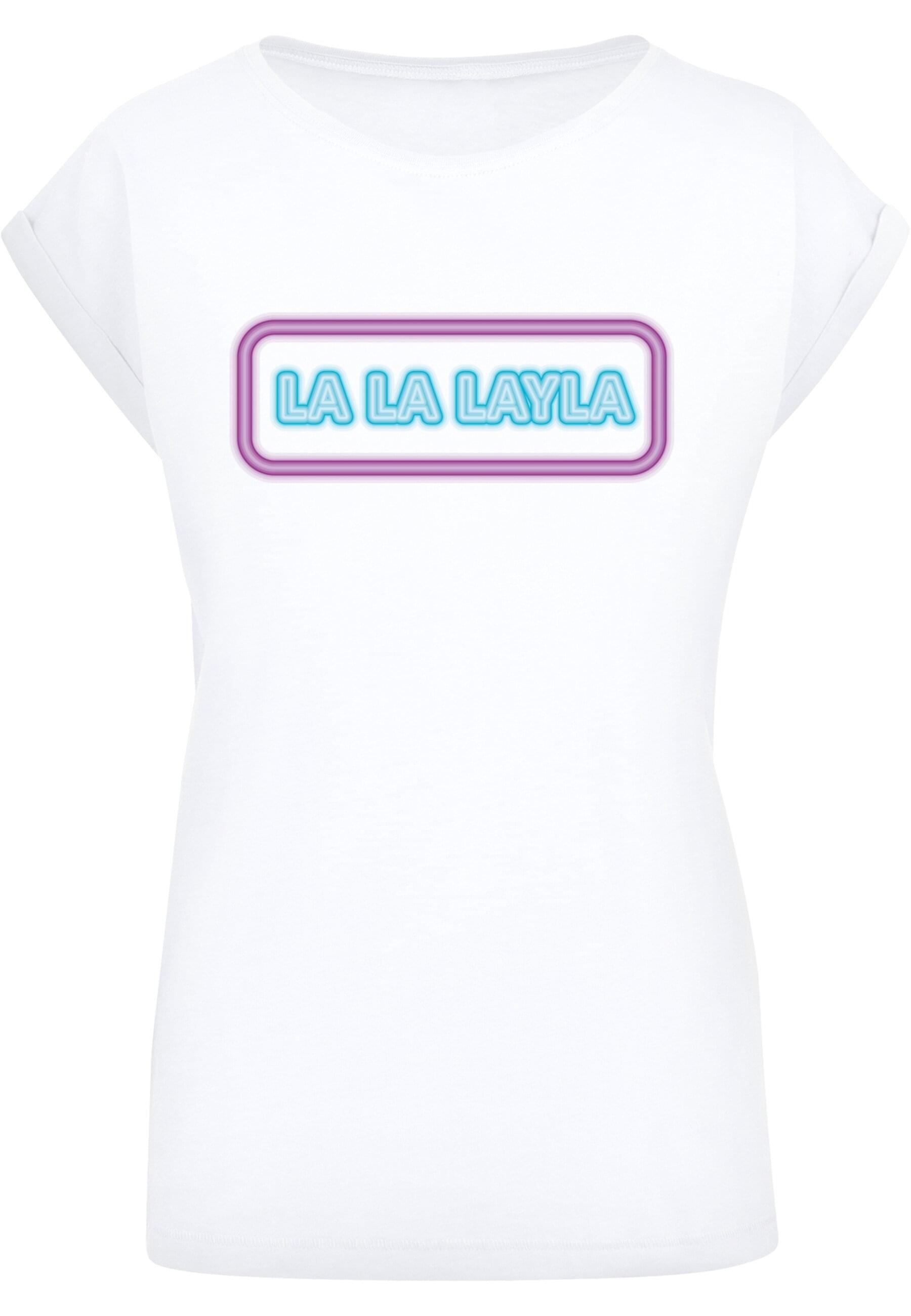 Merchcode T-Shirt »Merchcode Damen Ladies LA LA LAYLA T-Shirt«, (1 tlg.)