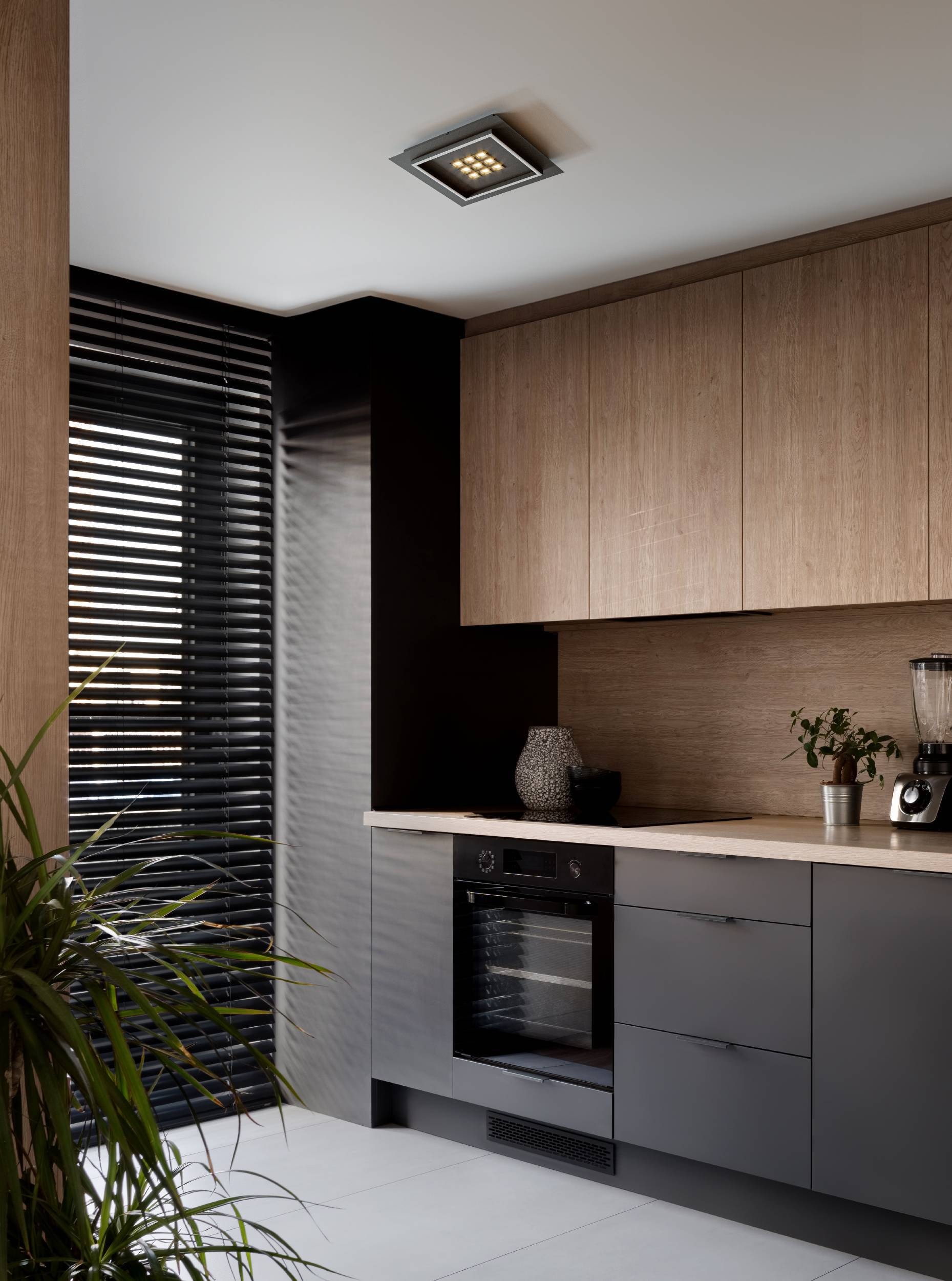 EGLO Deckenleuchte »Balazote Deckenlampe quadratisch aus Metall und Konststoff Lampe« LED-Modul 1 Stk. Kaltweiß | Neutralweiß | Warmweiß