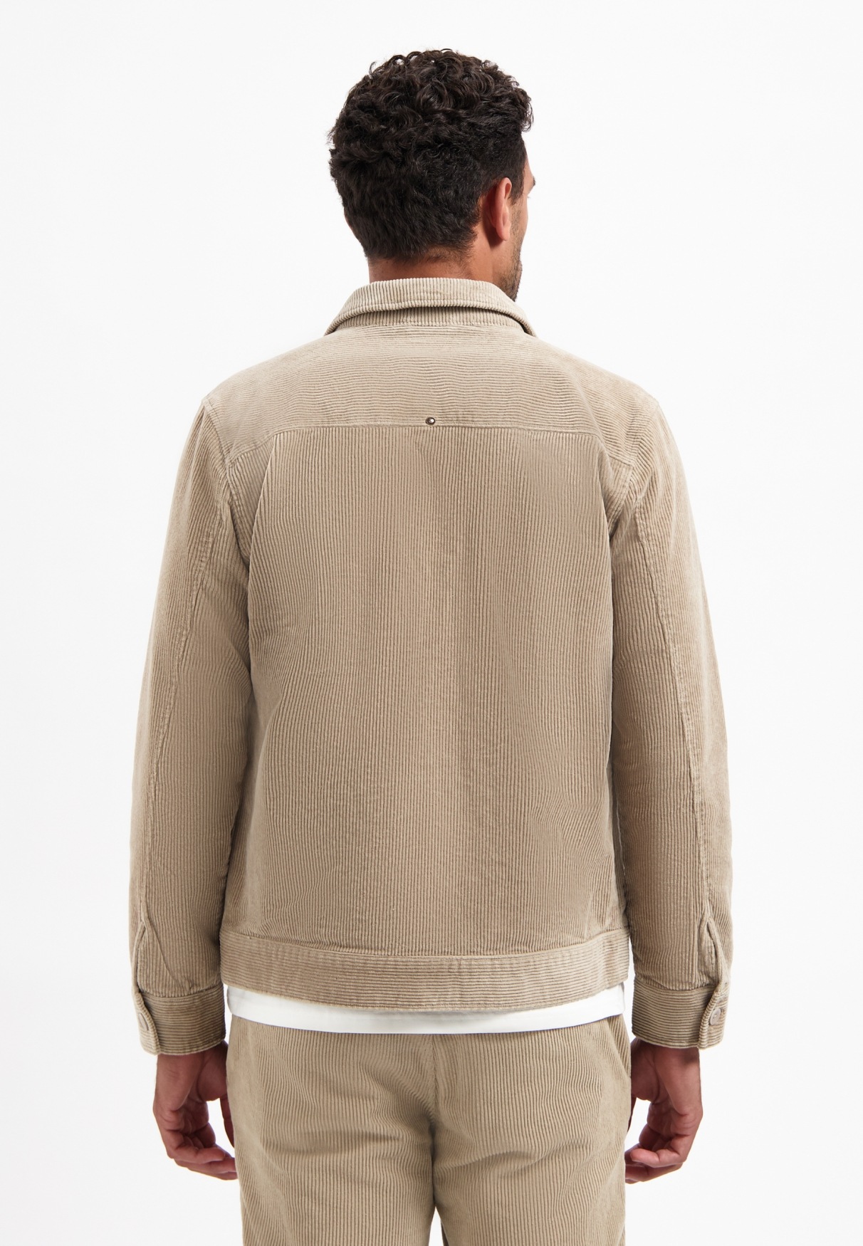 Thumbnail - NO EXCESS Langarmhemd "No Excess Overshirt aus geripptem Cord"